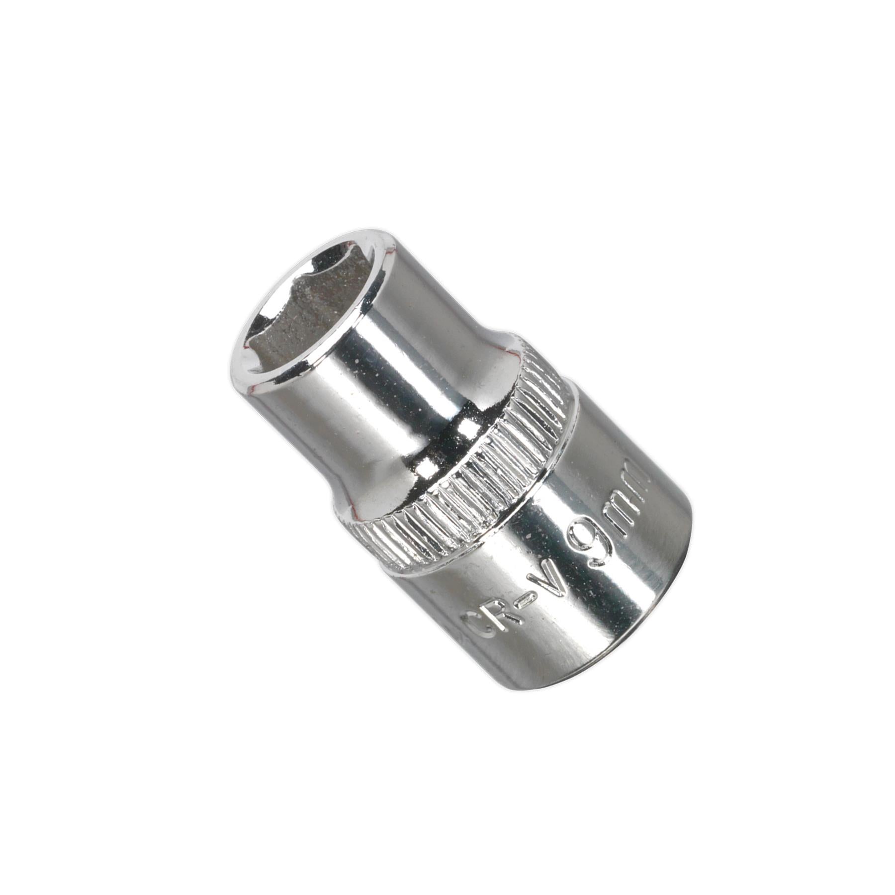 Sealey WallDrive Socket 9mm 3/8"Sq Drive Fully Polished