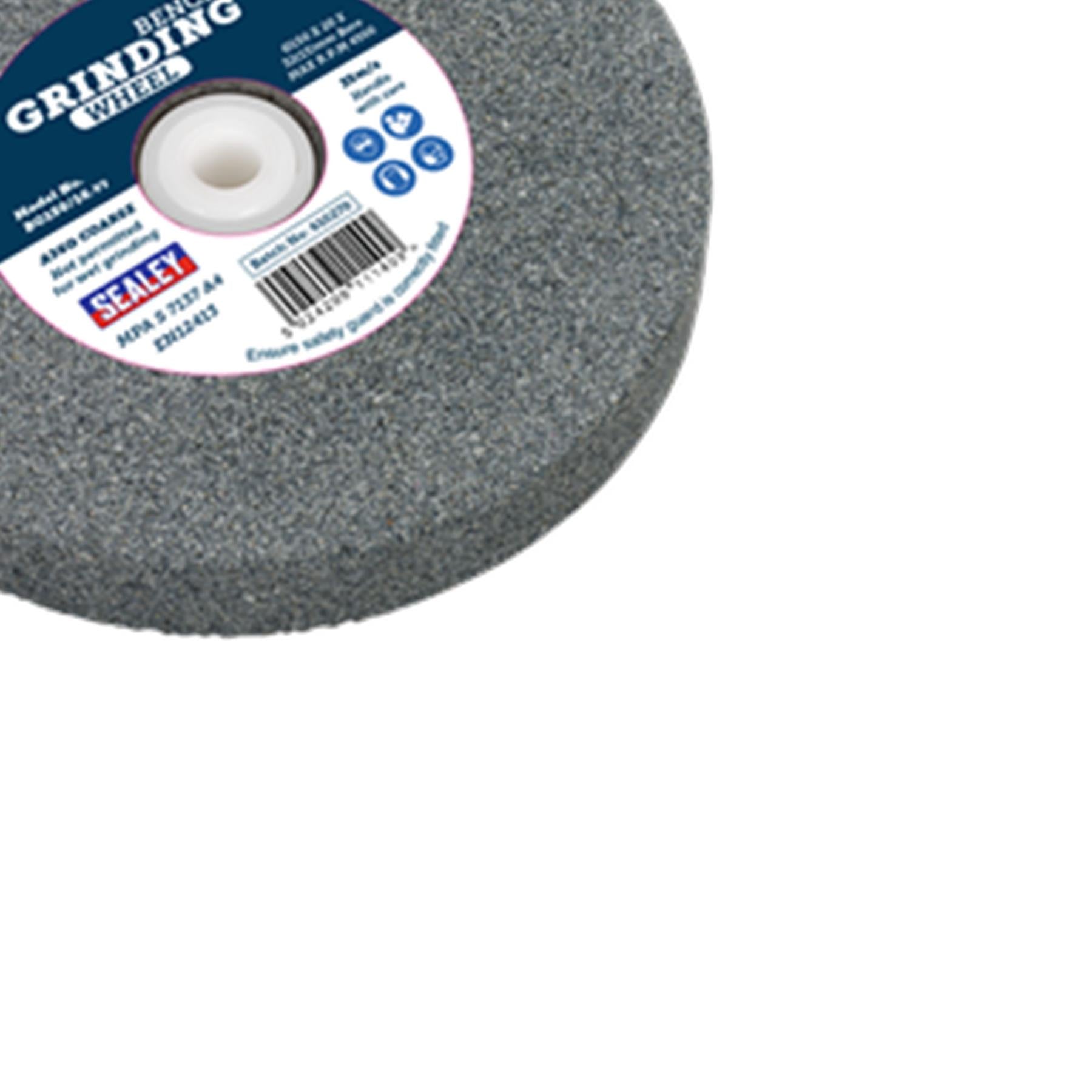 Sealey Grinding Stone �150 x 20mm 32(13)mm Bore A36Q Coarse