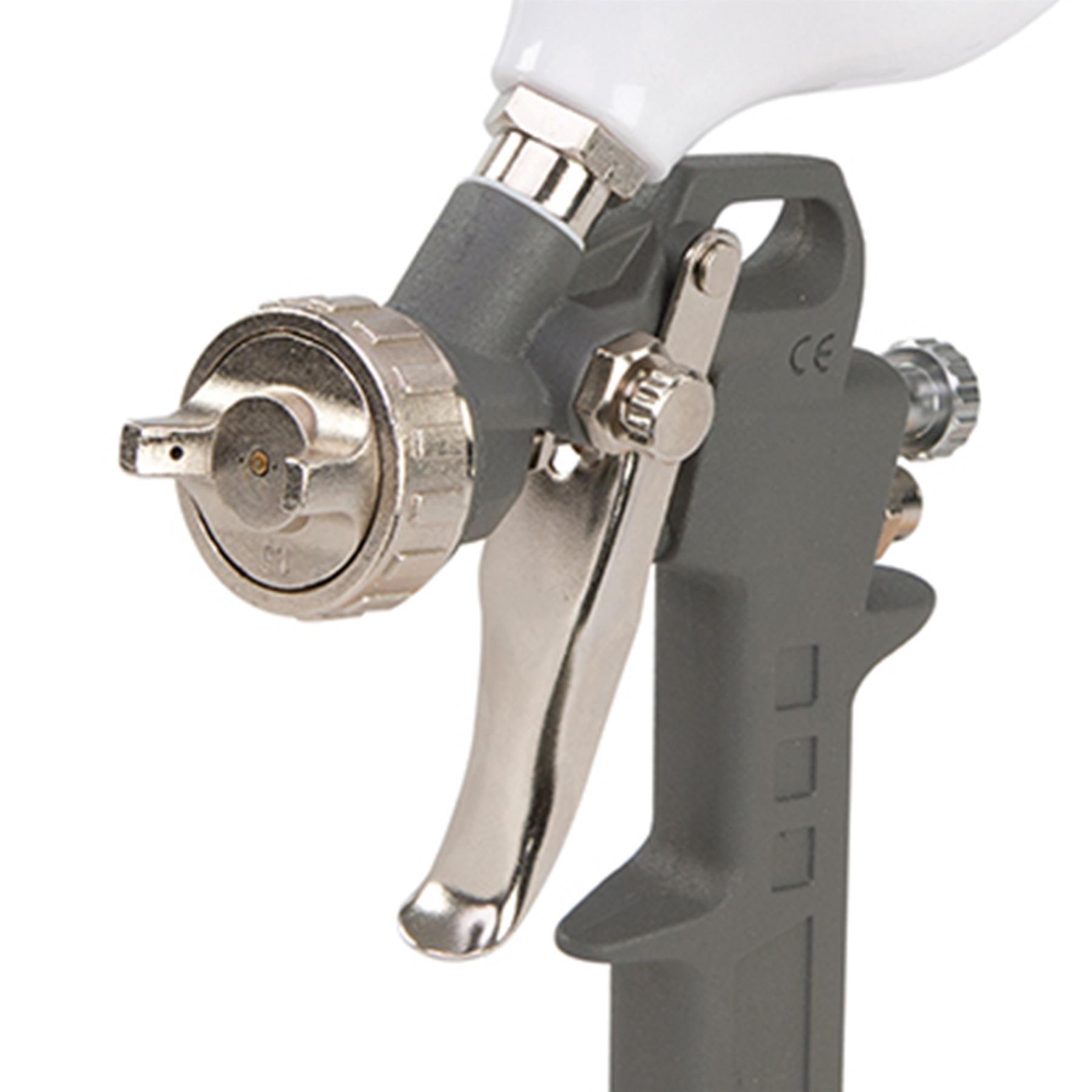 Gravity Feed Air Spray Gun 500cc 1.5mm Nozzle Lightweight Dual-Action Trigger