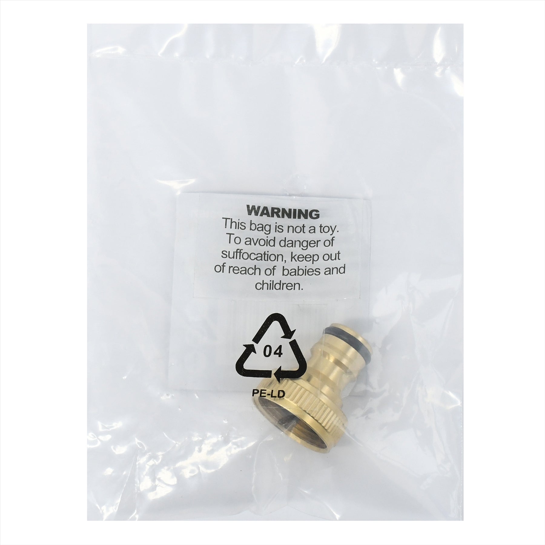 3/4" SOLID BRASS GARDEN HOSE PIPE TAP ADAPTOR HOSEPIPE CONNECTOR INNER THREAD