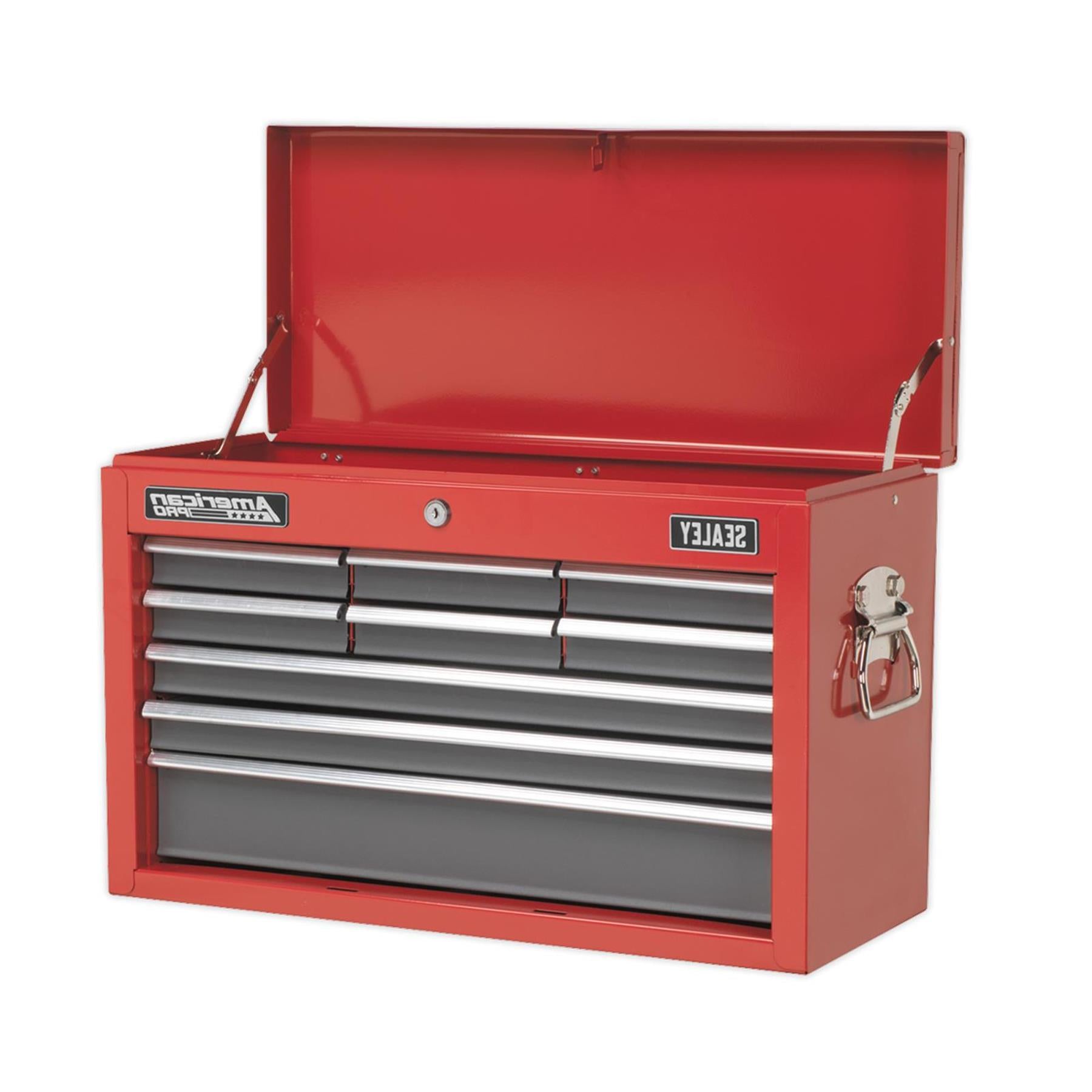 Sealey AP22509BB Topchest 9 Drawer with Ball Bearing Slides - Red/Grey