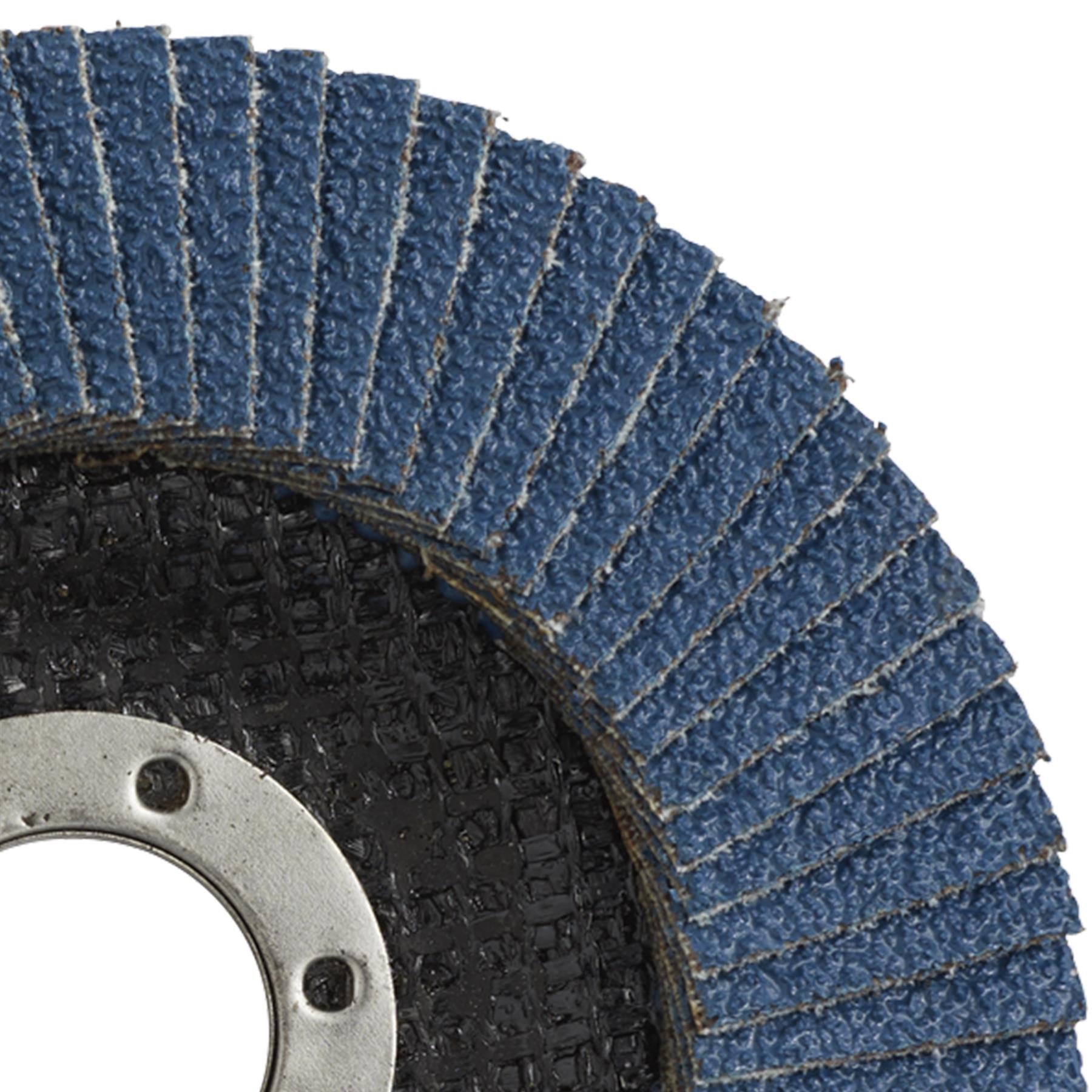 Sealey Flap Disc Zirconium �115mm 22mm Bore 40Grit