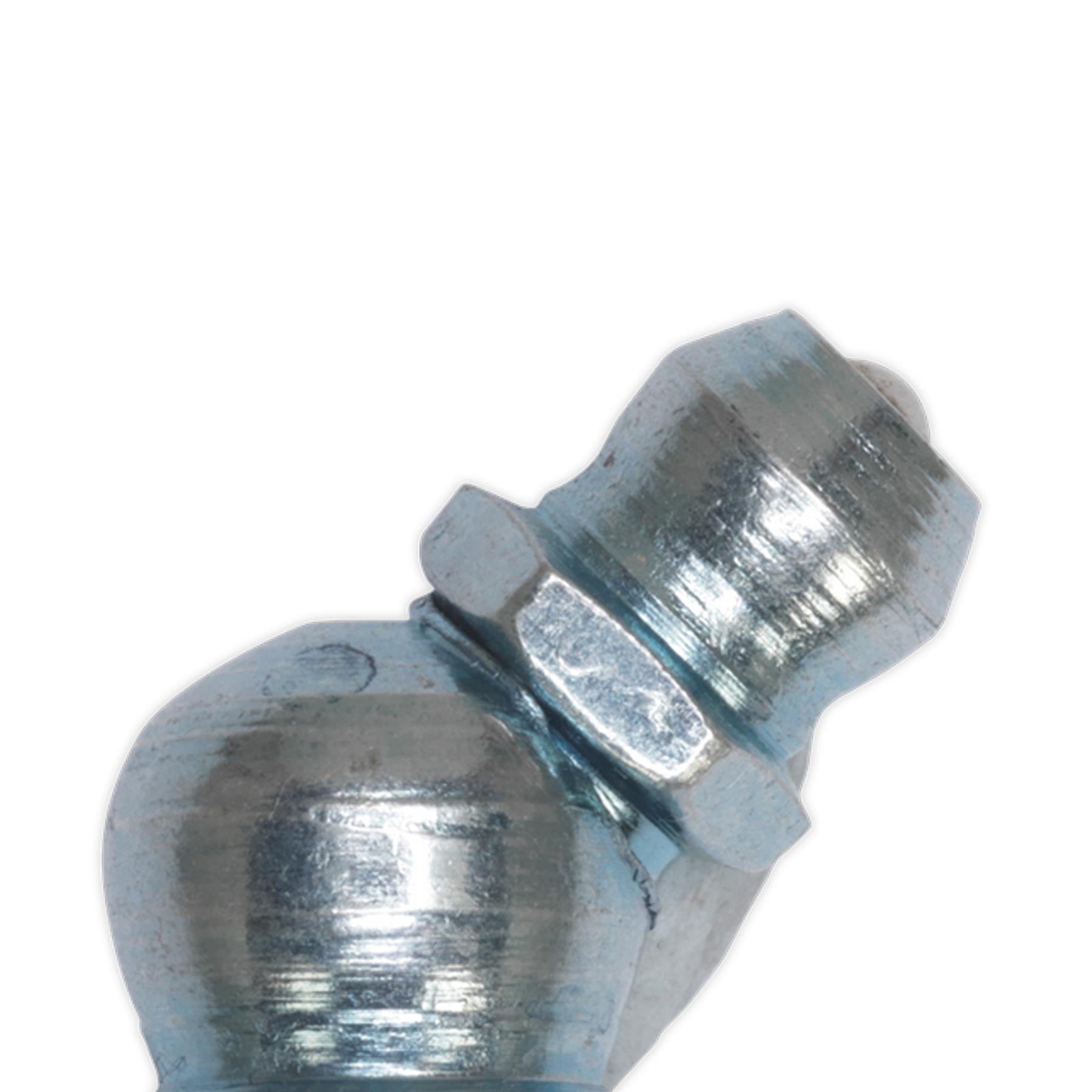 Sealey Grease Nipple 45° 6 x 1mm Pack of 25