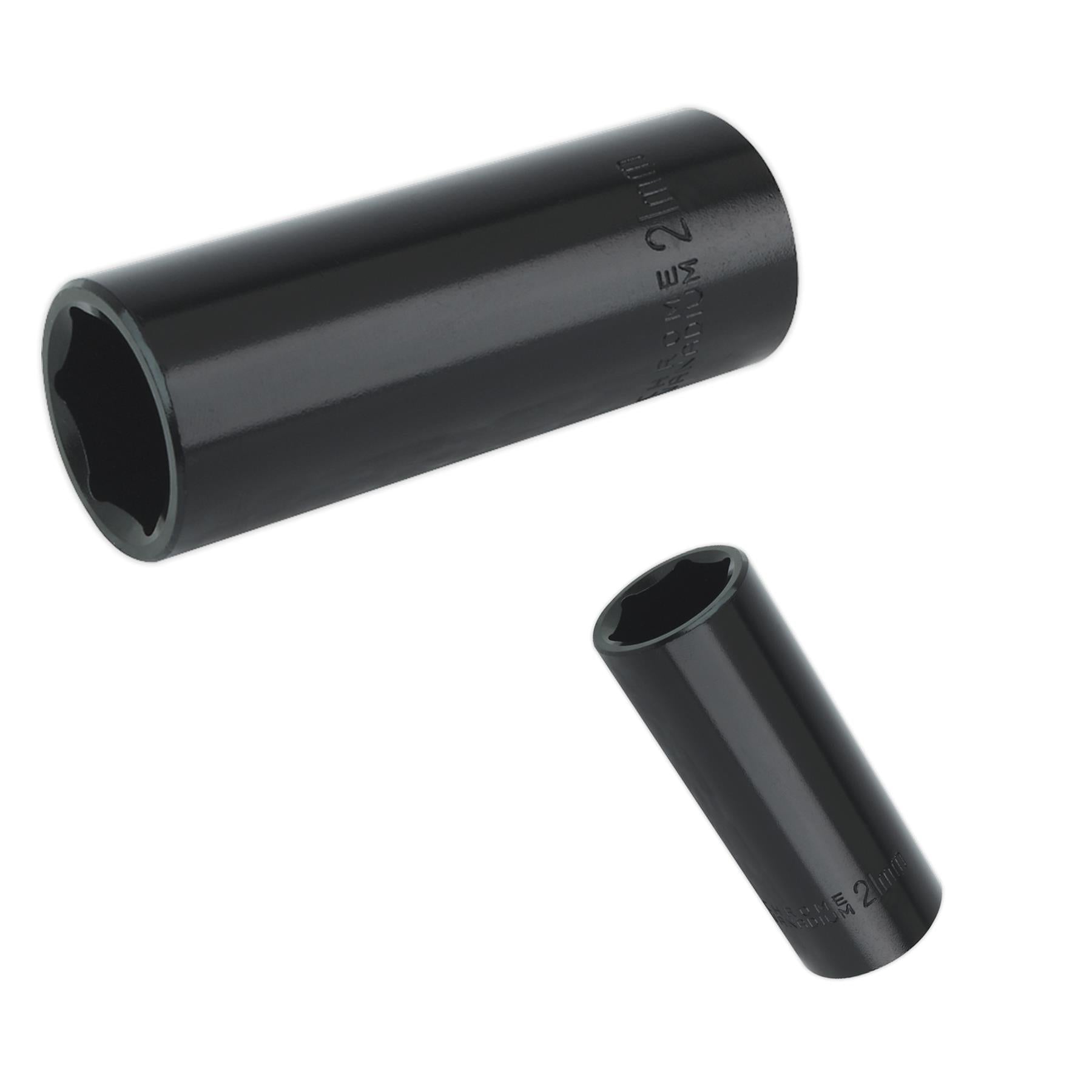 Sealey Impact Socket 21mm Deep 1/2"Sq Drive