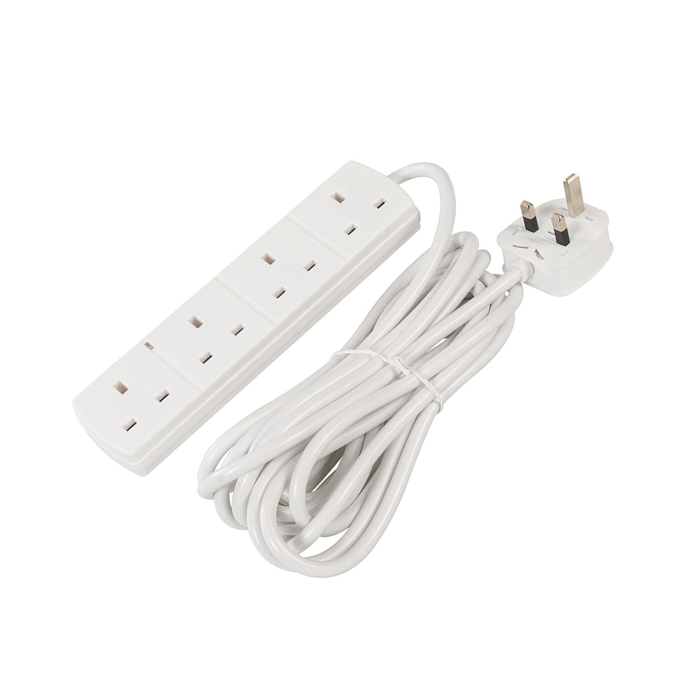 High quality Plug & Sockets Extension Lead with Neon Indicator 240V 4Gang 5m