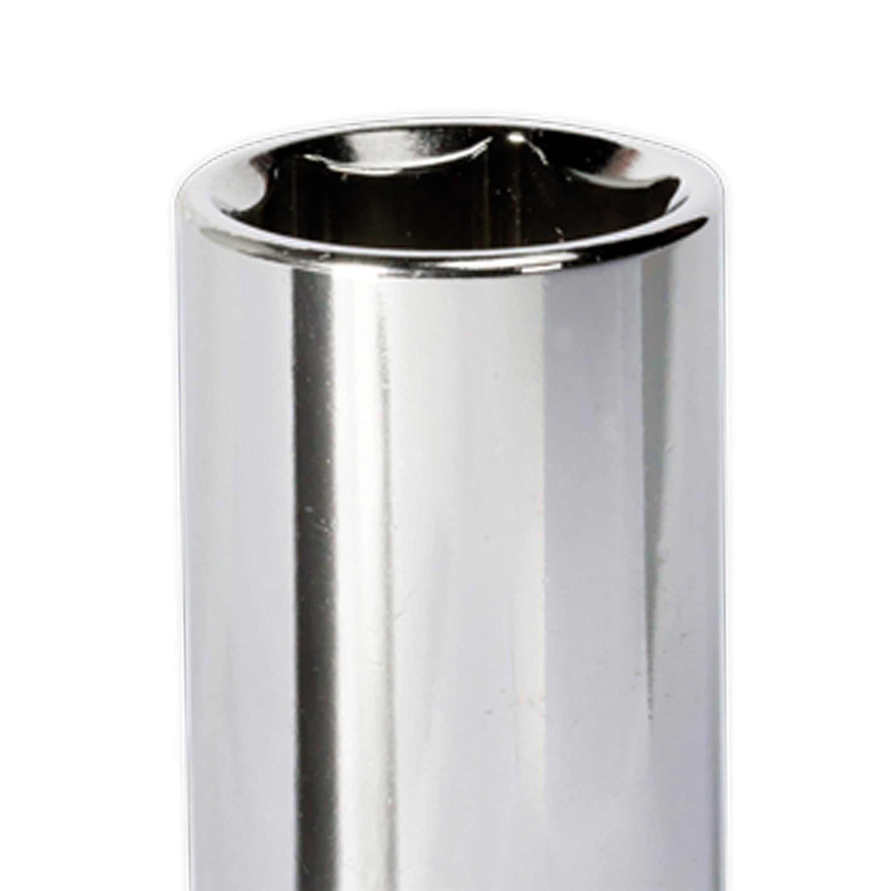 Sealey WallDrive Socket 22mm Deep 1/2"Sq Drive Fully Polished