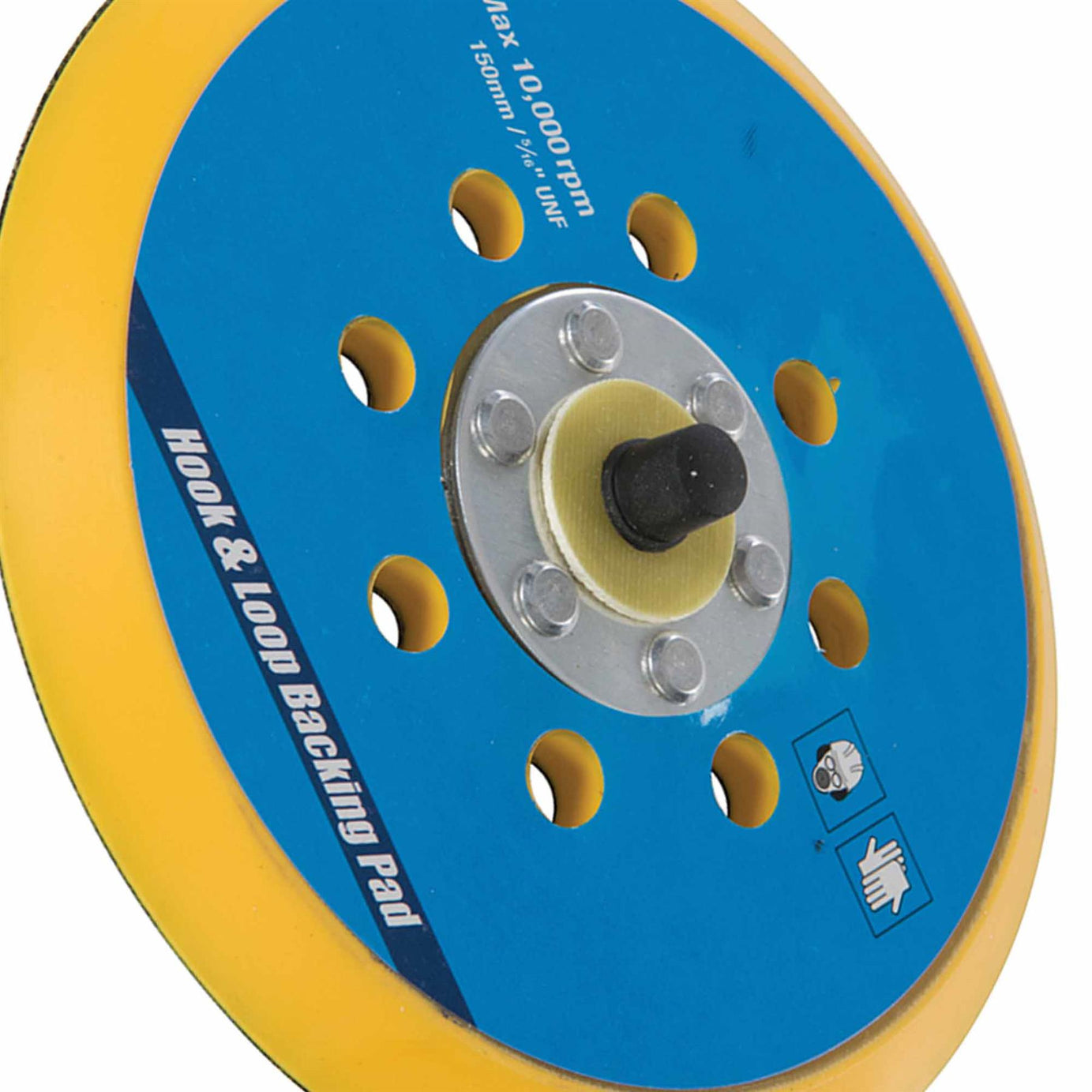 Hook & Loop Backing Pad 150mm / 5/16" Unf Polishing With Semi-Flexible Edge