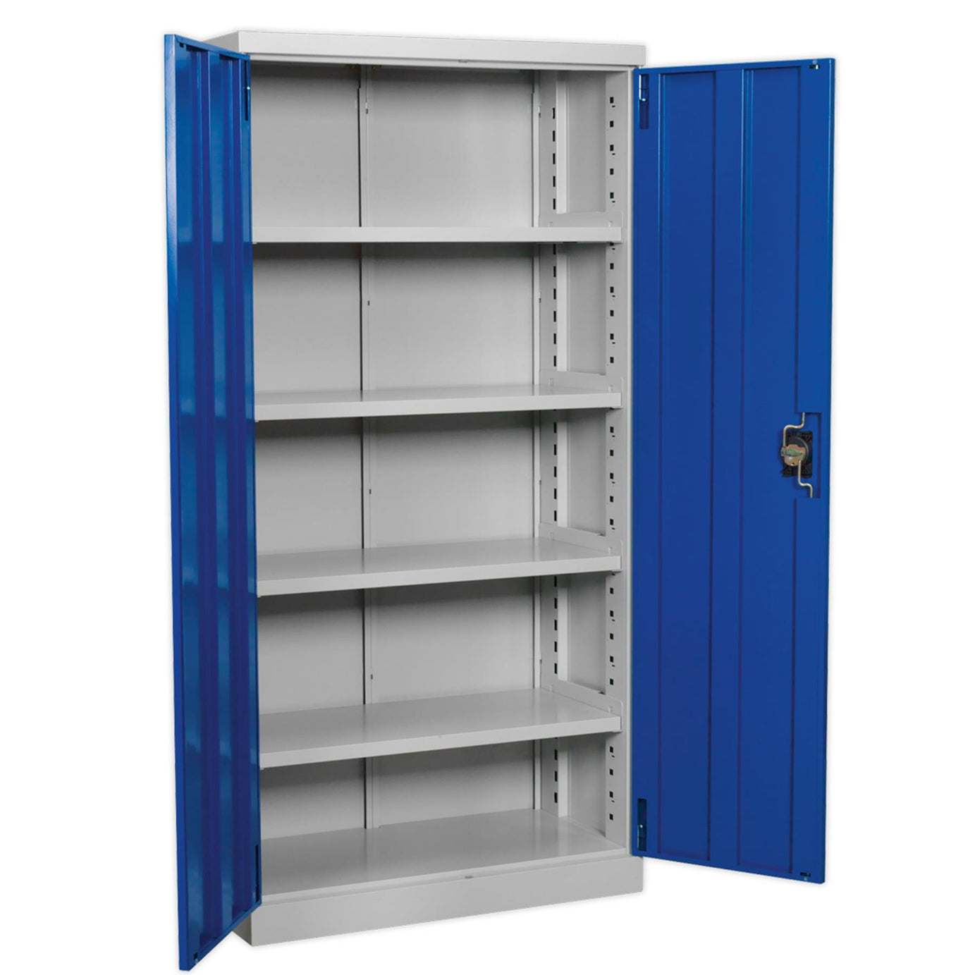 Sealey Industrial Cabinet 4 Shelf 1800mm  double door, freestanding