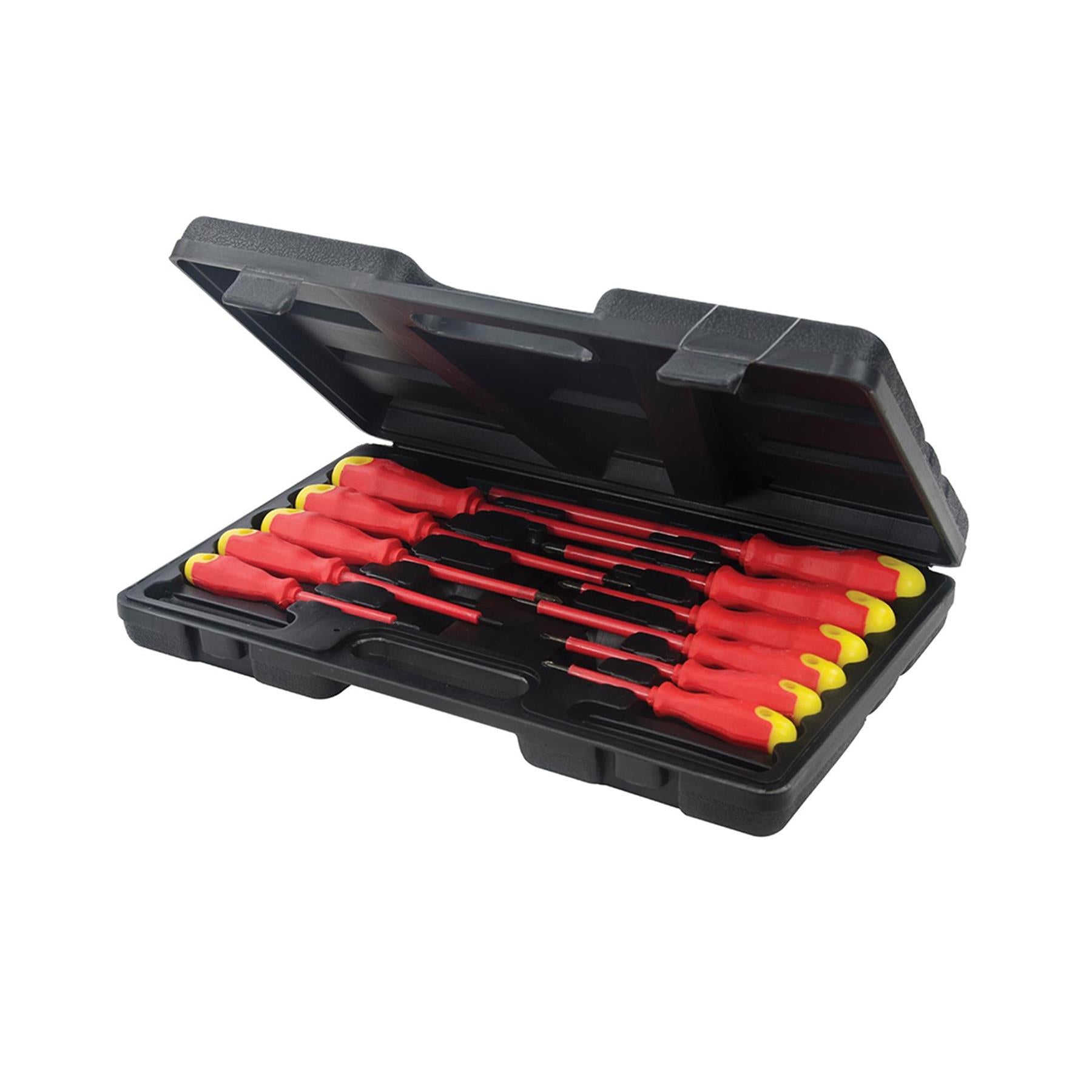 11pc Insulated Electrical Screwdriver Set Electrician Slotted Phillips Tool Case