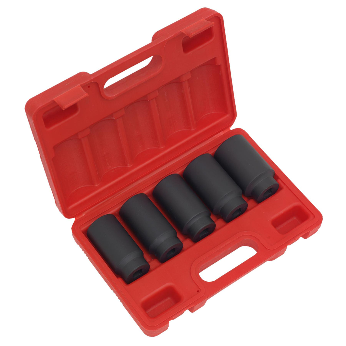 Sealey Impact Hub Nut Socket Set 5pc 1/2"Sq Drive
