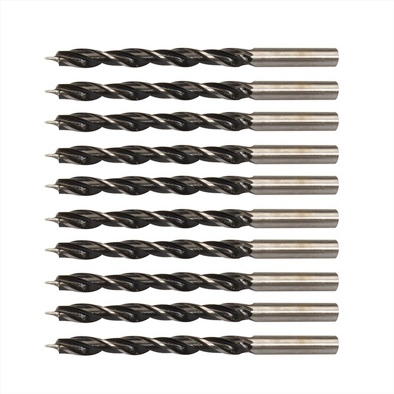 10Pk Lip & Spur Drill Bits 6mm Durable Sharp Precision Drill Work On Wood DIY