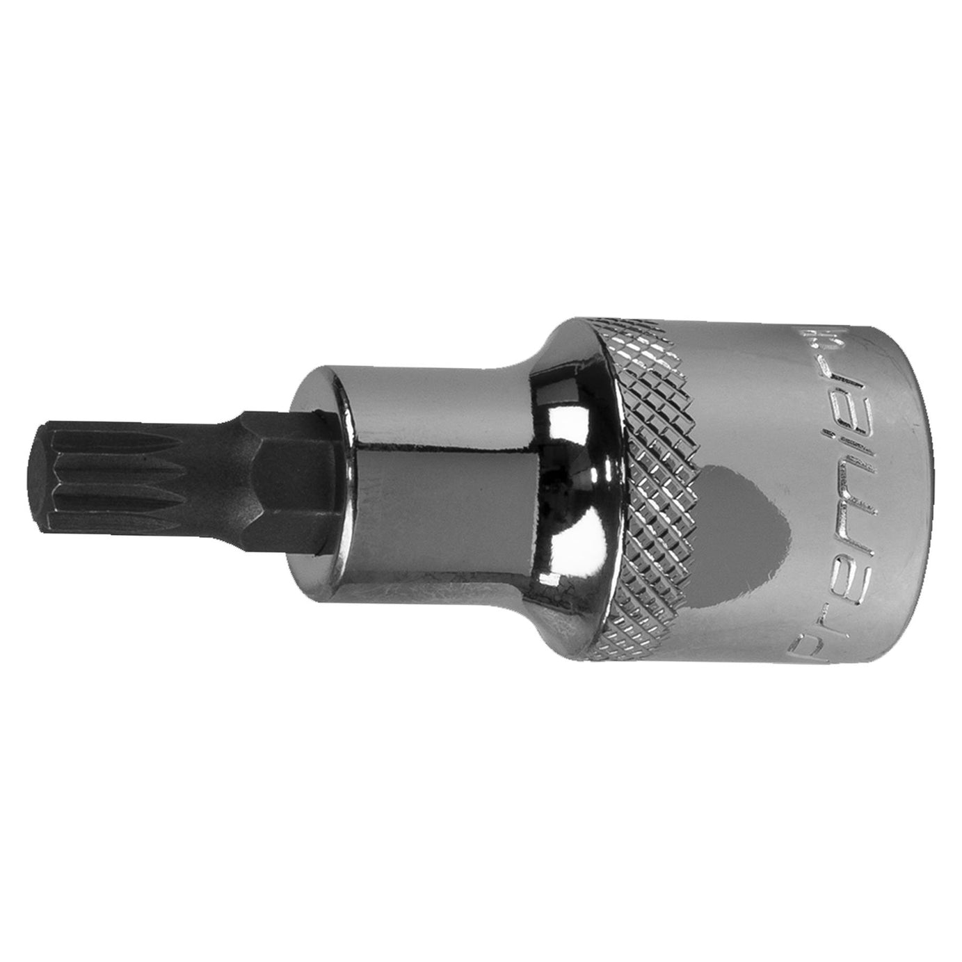 Sealey Spline Socket Bit M8 1/2"Sq Drive Chrome Vanadium steel