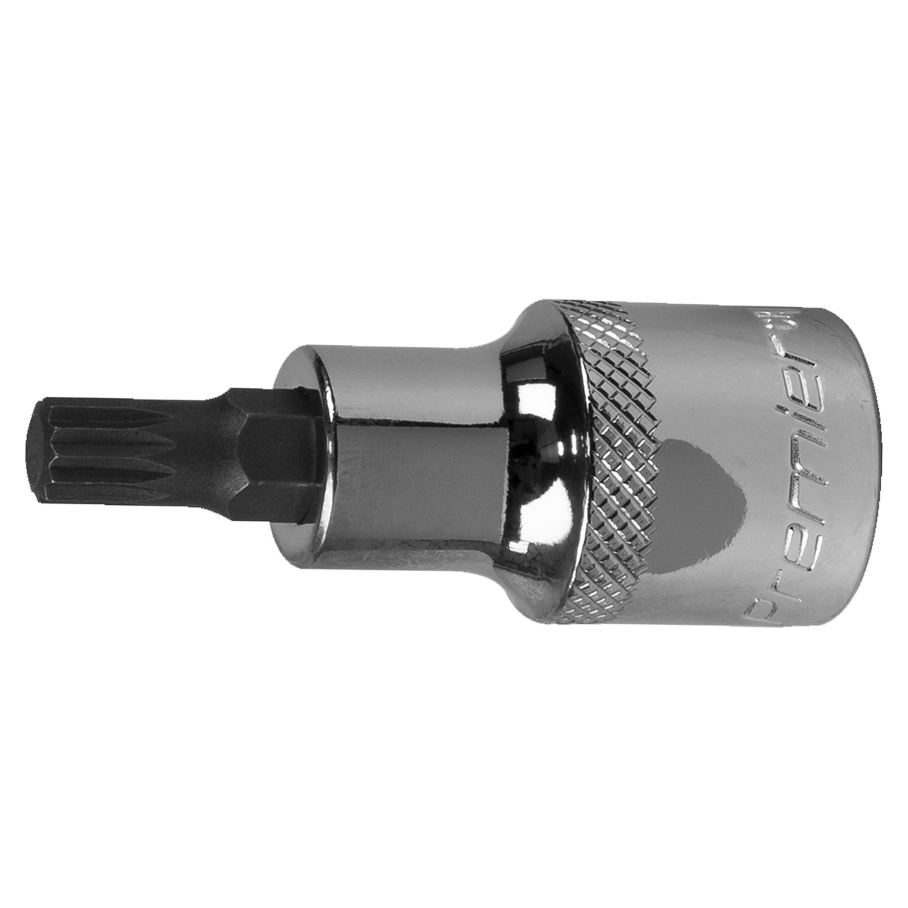 Sealey Spline Socket Bit M8 1/2"Sq Drive Chrome Vanadium steel