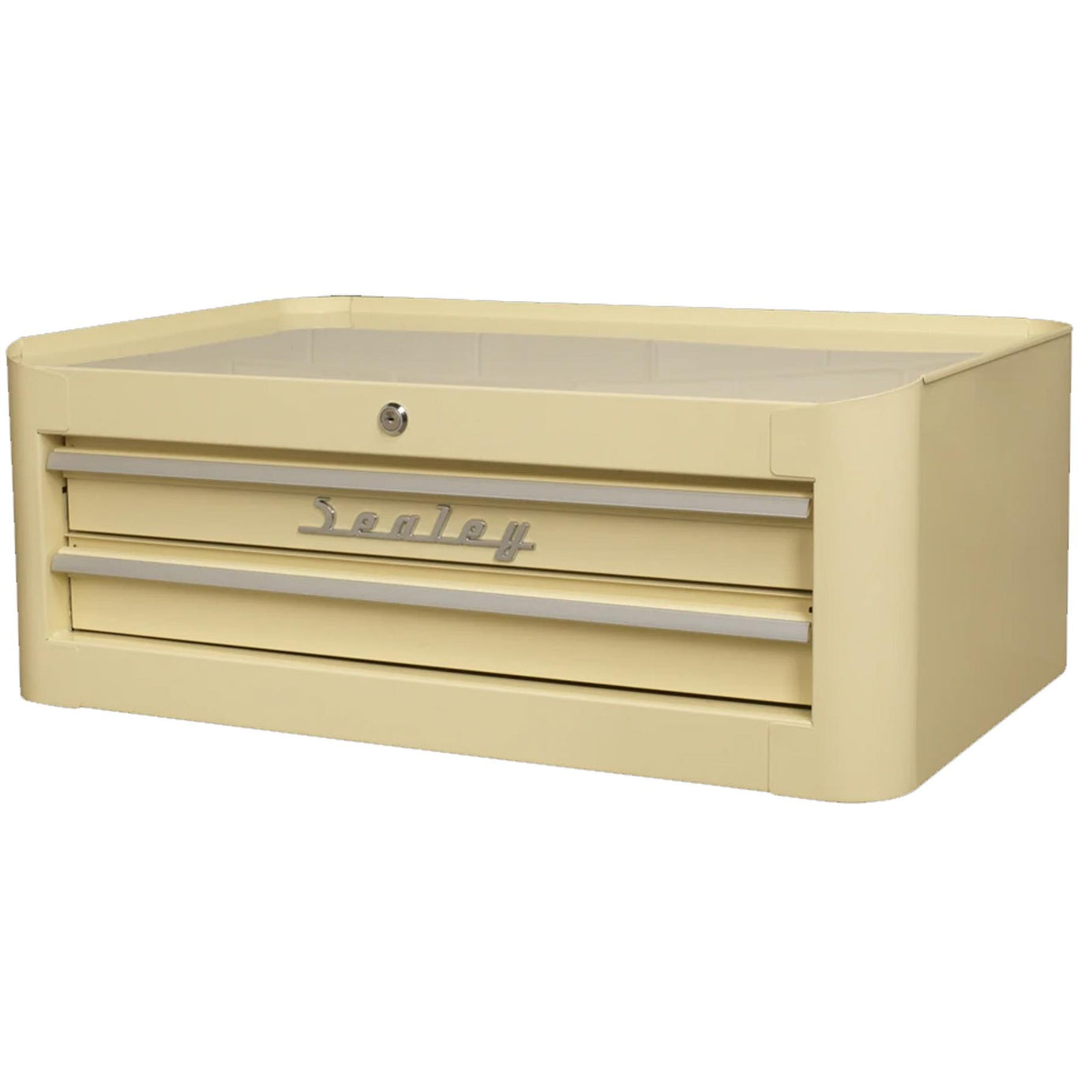 Sealey Mid-Box 2 Drawer Retro Style. two drawers with ball bearing slides