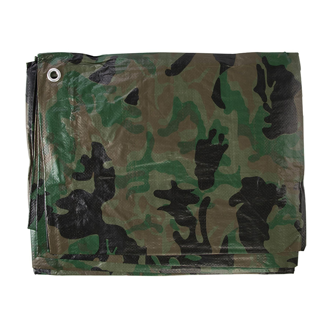 Camouflage Tarpaulin With Laminated Basket Weave & Uv Filter-Treated 2.4 X 3M