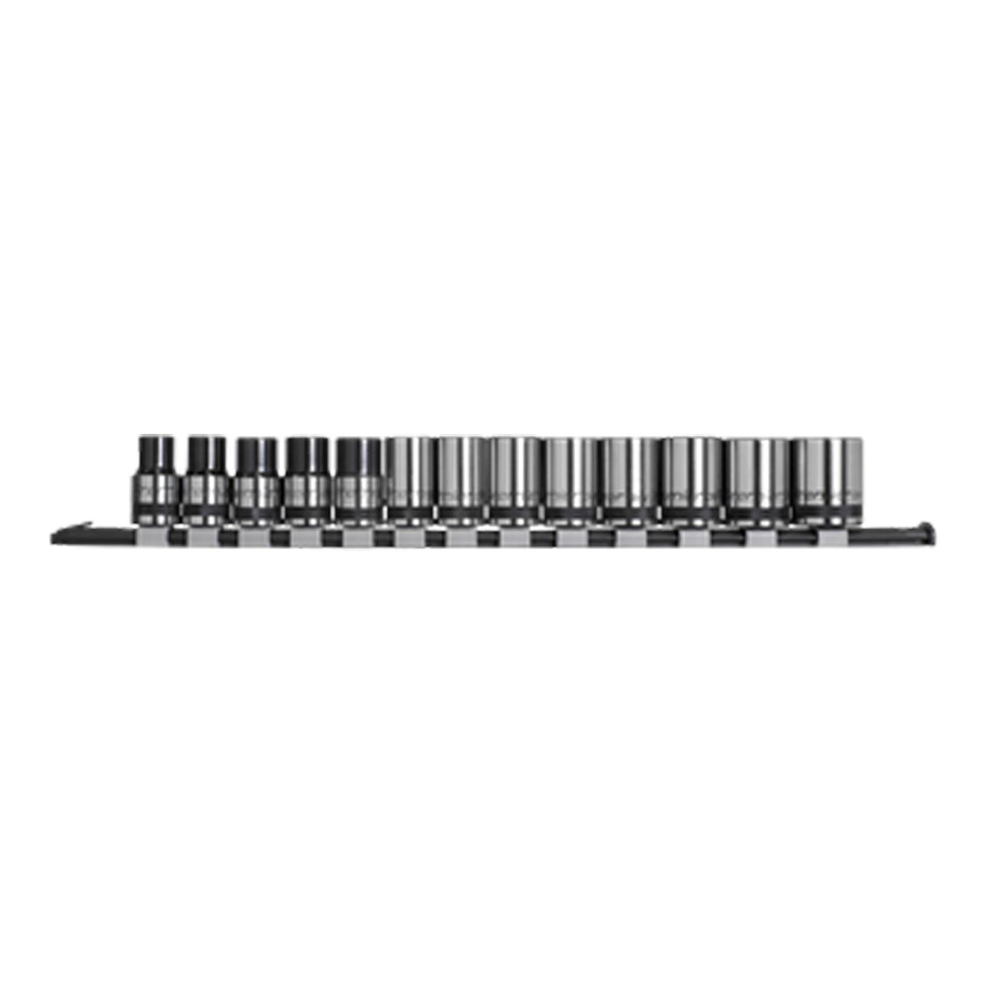 Sealey Socket Set 13pc 1/2"Sq Drive Metric - Black Series