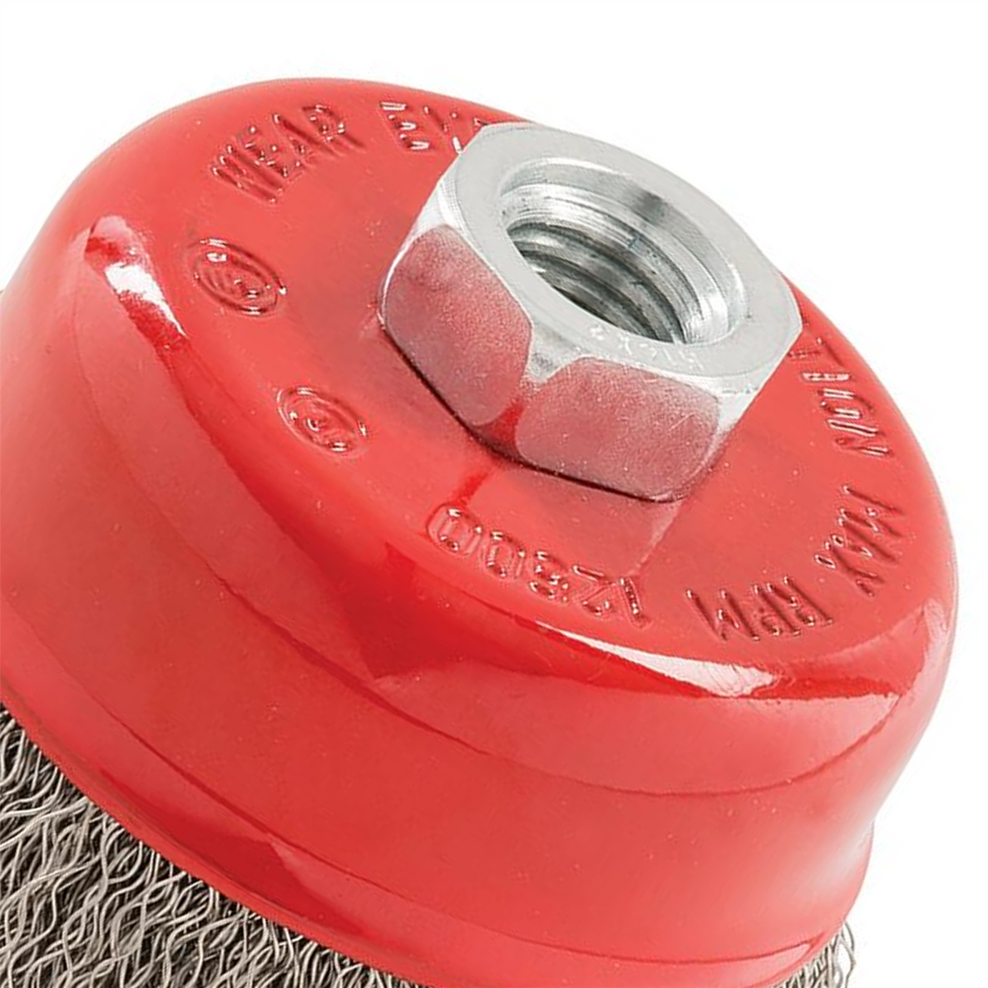 Stainless Steel Crimp Cup 75mm Wire Brush M14 Rust Removal Heavy Duty Kit