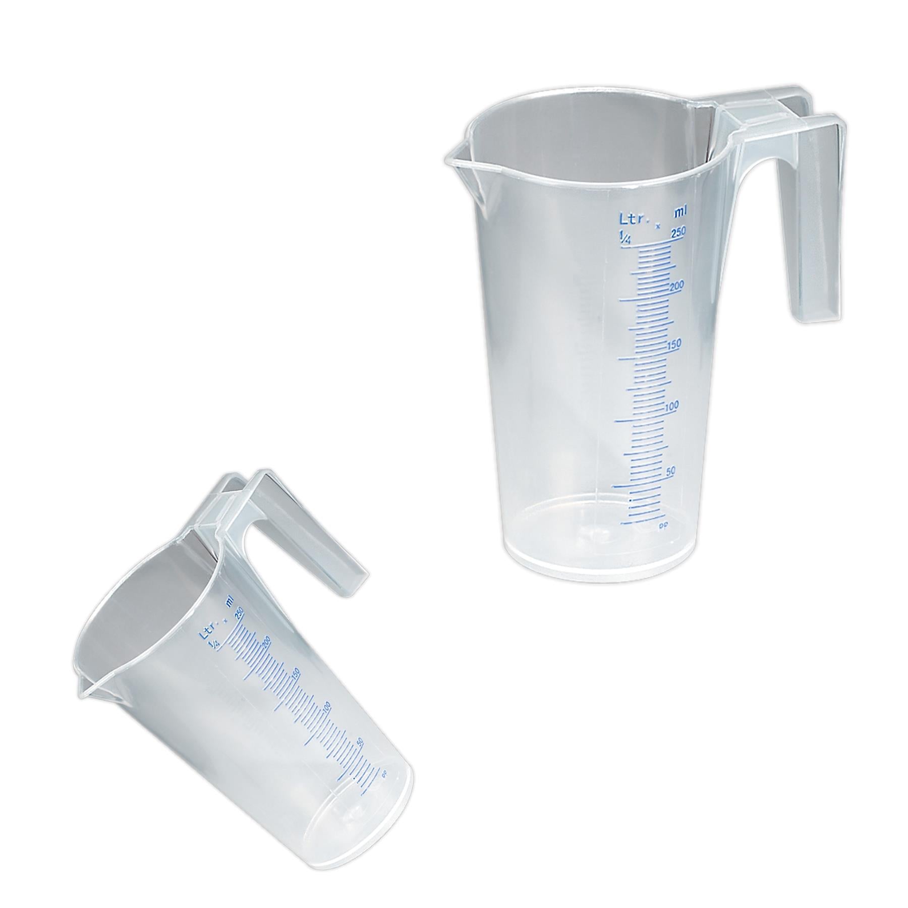Sealey Measuring Jug Translucent 0.25L