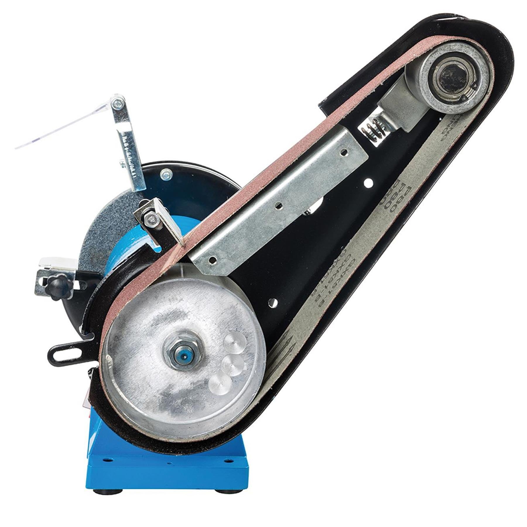 240W Bench Grinder & Belt Sander Combination Grinding Sanding Workshop