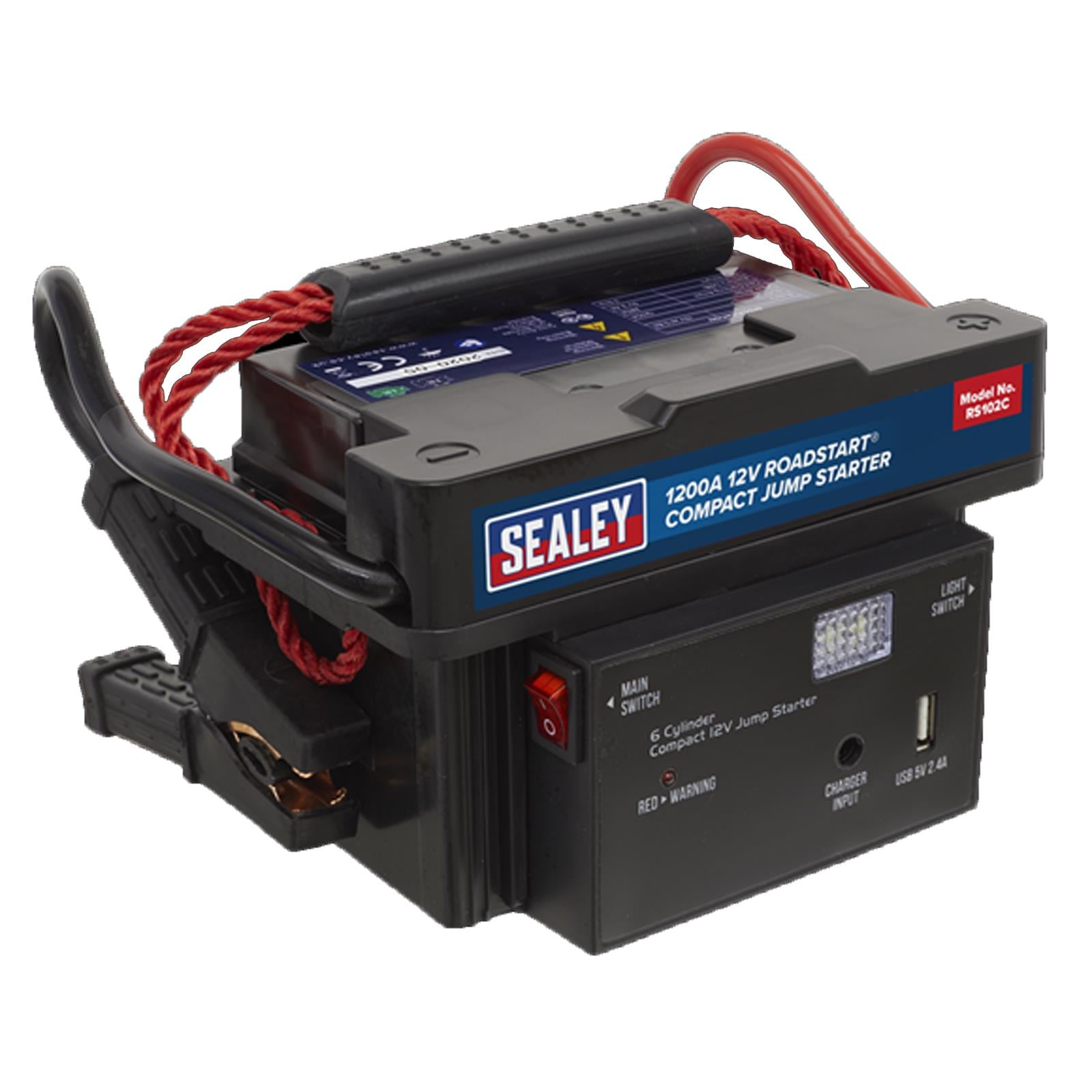 Sealey RoadStart Compact Jump Starter 12V 1200A - RS102C