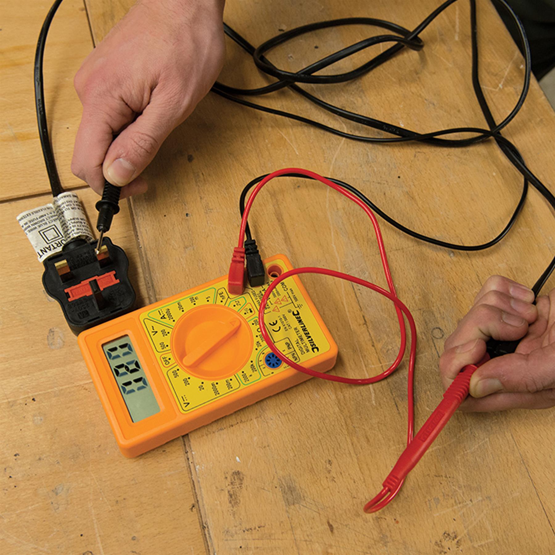 Multimeter Ac & Dc - Electrical Supplied With Test Leads 1