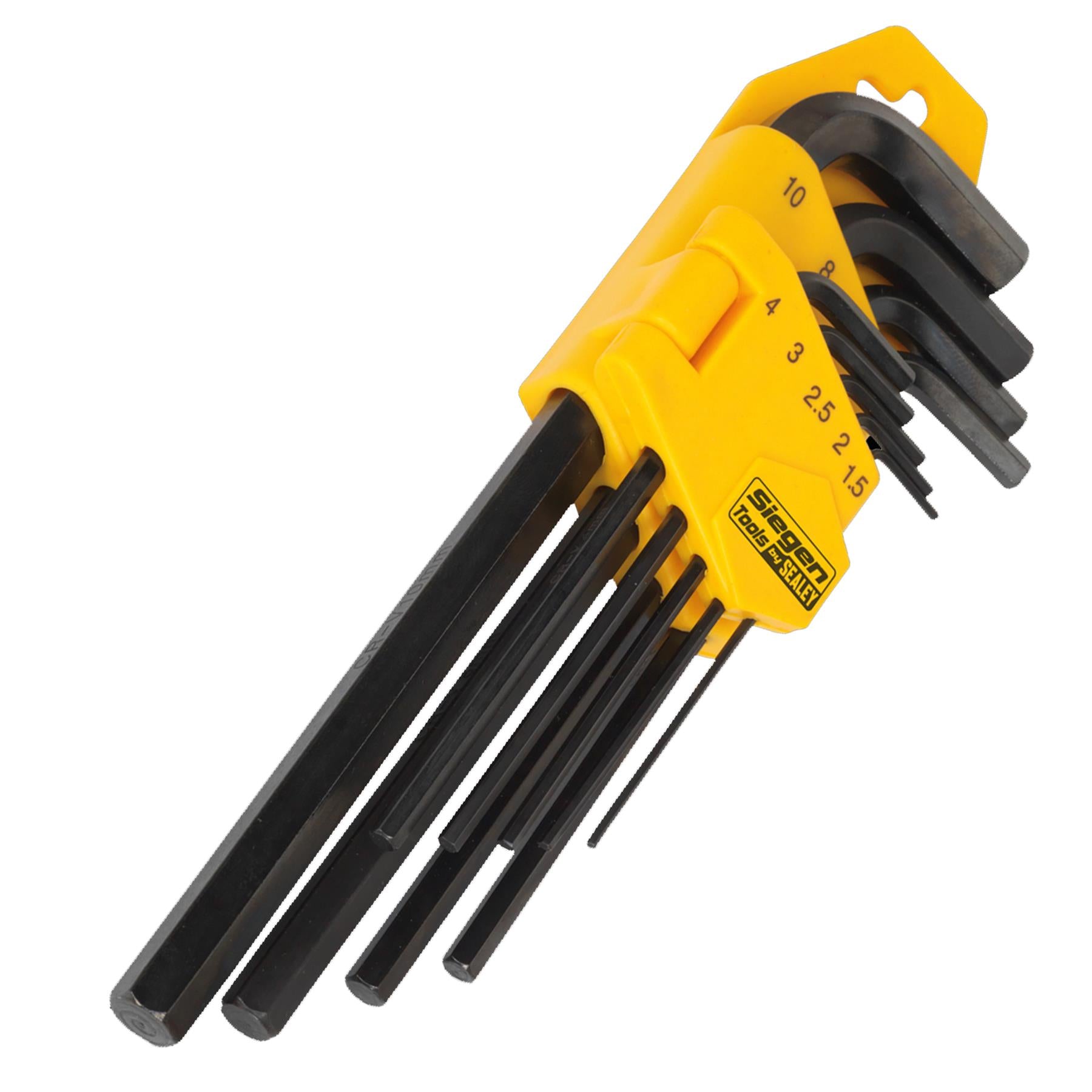 Sealey Hex Key Set 9pc Long Metric