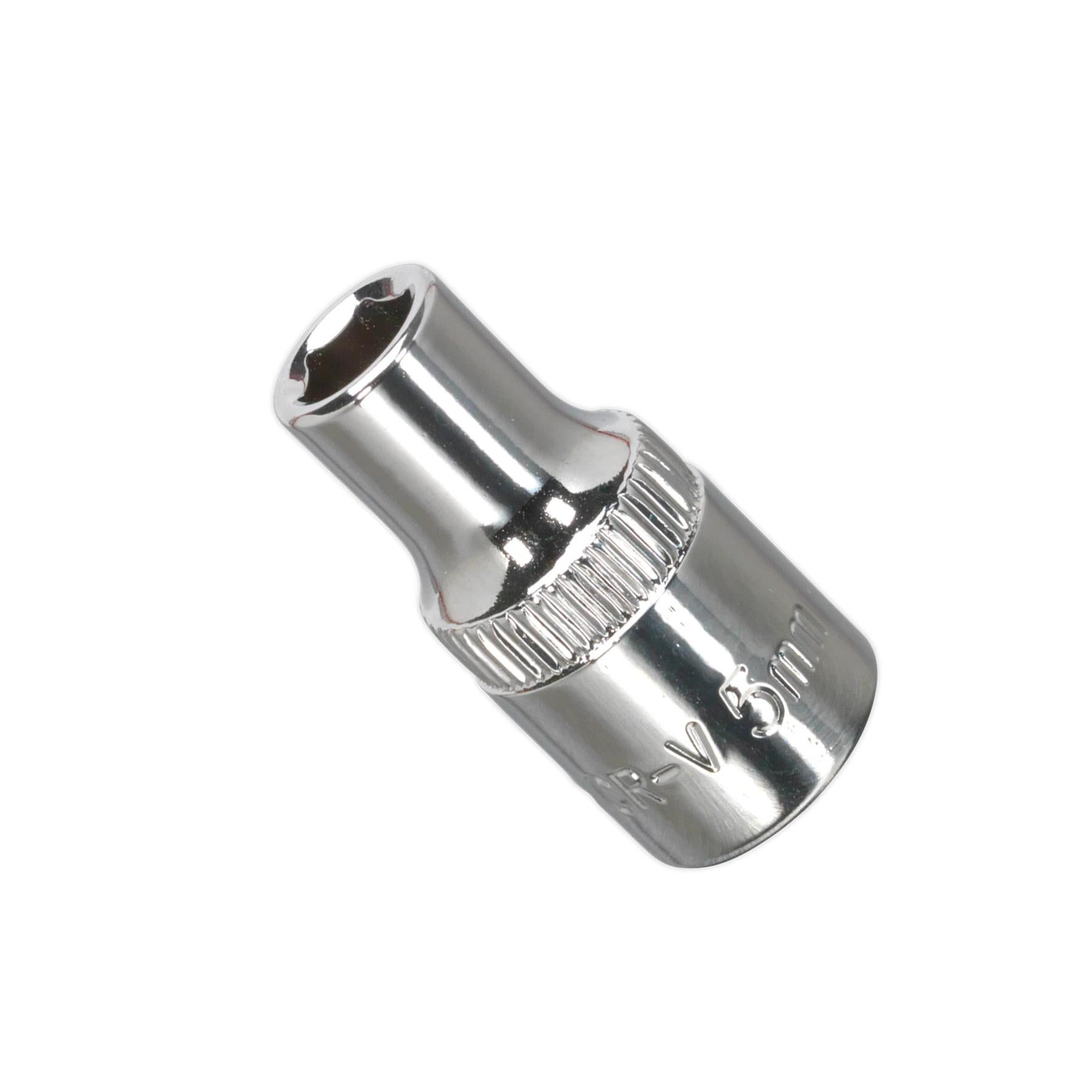 Sealey WallDrive Socket 5mm 1/4"Sq Drive Fully Polished