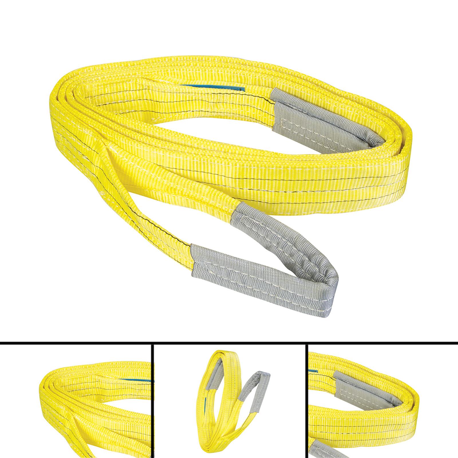 Cargo Sling 3 Tonne 4M Heavy Duty Strong Lifting Crane Strap Chemical Resistant