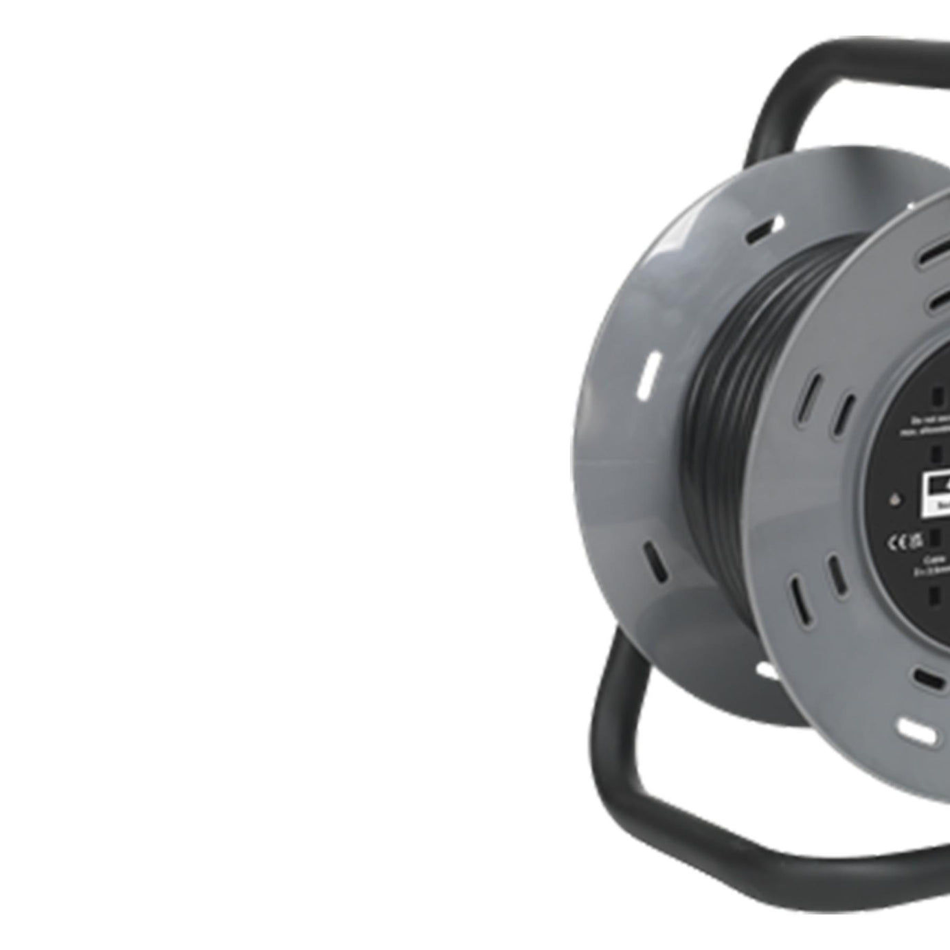 Sealey Cable Reel 25m 4 x 230V 2.5mm� Thermal Trip
