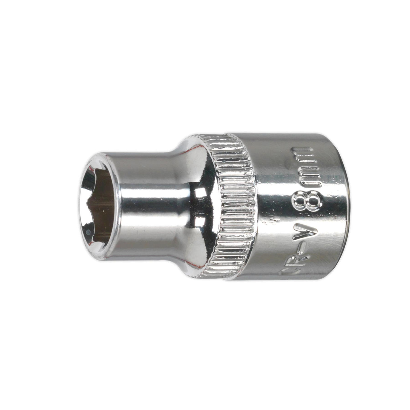 Sealey WallDrive Socket 8mm 3/8"Sq Drive Fully Polished