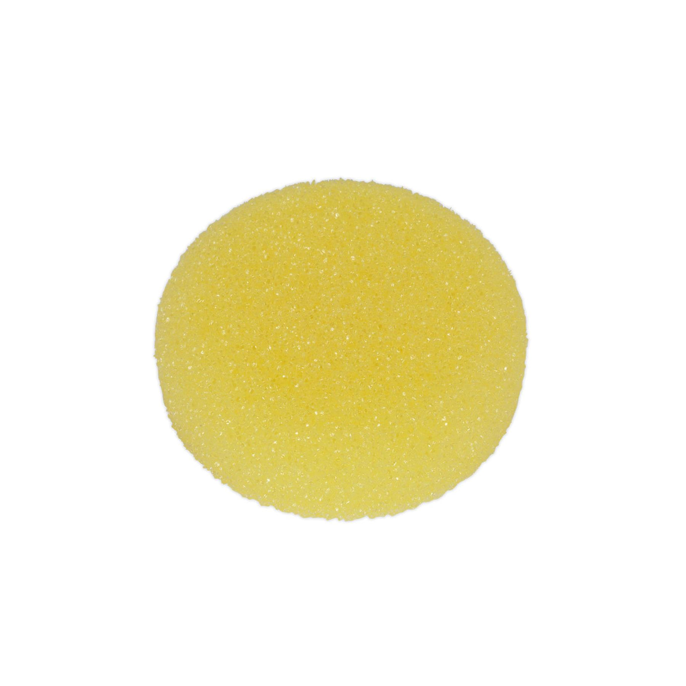 Sealey Buffing & Polishing Foam Head Hook-and-Loop Ø80 x 25mm Yellow/Coarse