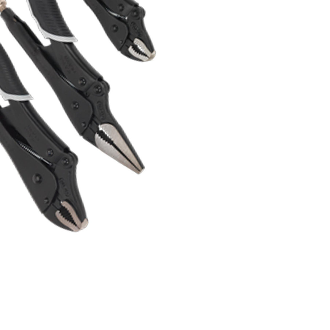 Sealey Locking Pliers Set 3pc Quick Release Black Series