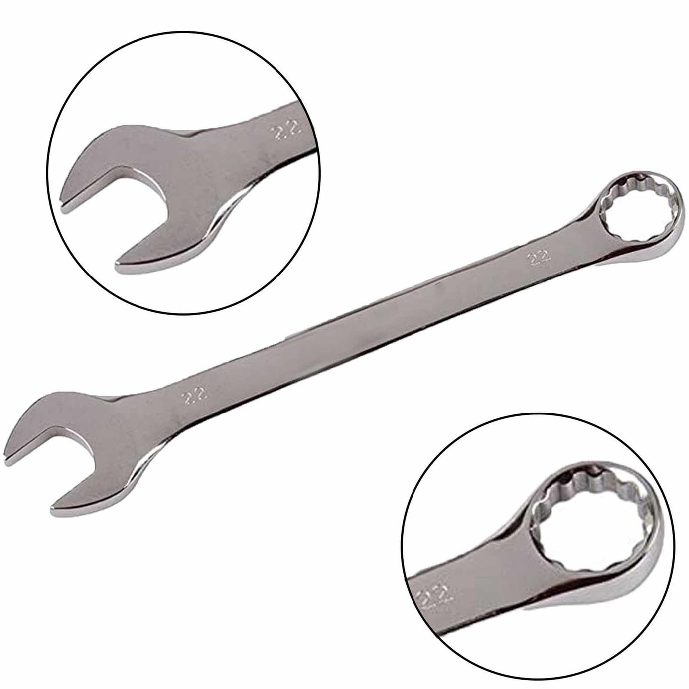 Hilka 22mm Combination Spanner Chrome Vanadium