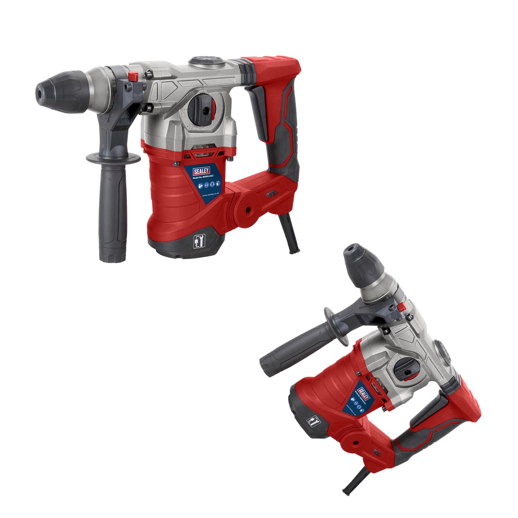 Sealey Rotary Hammer Drill SDS Plus 32mm 1500W/230V