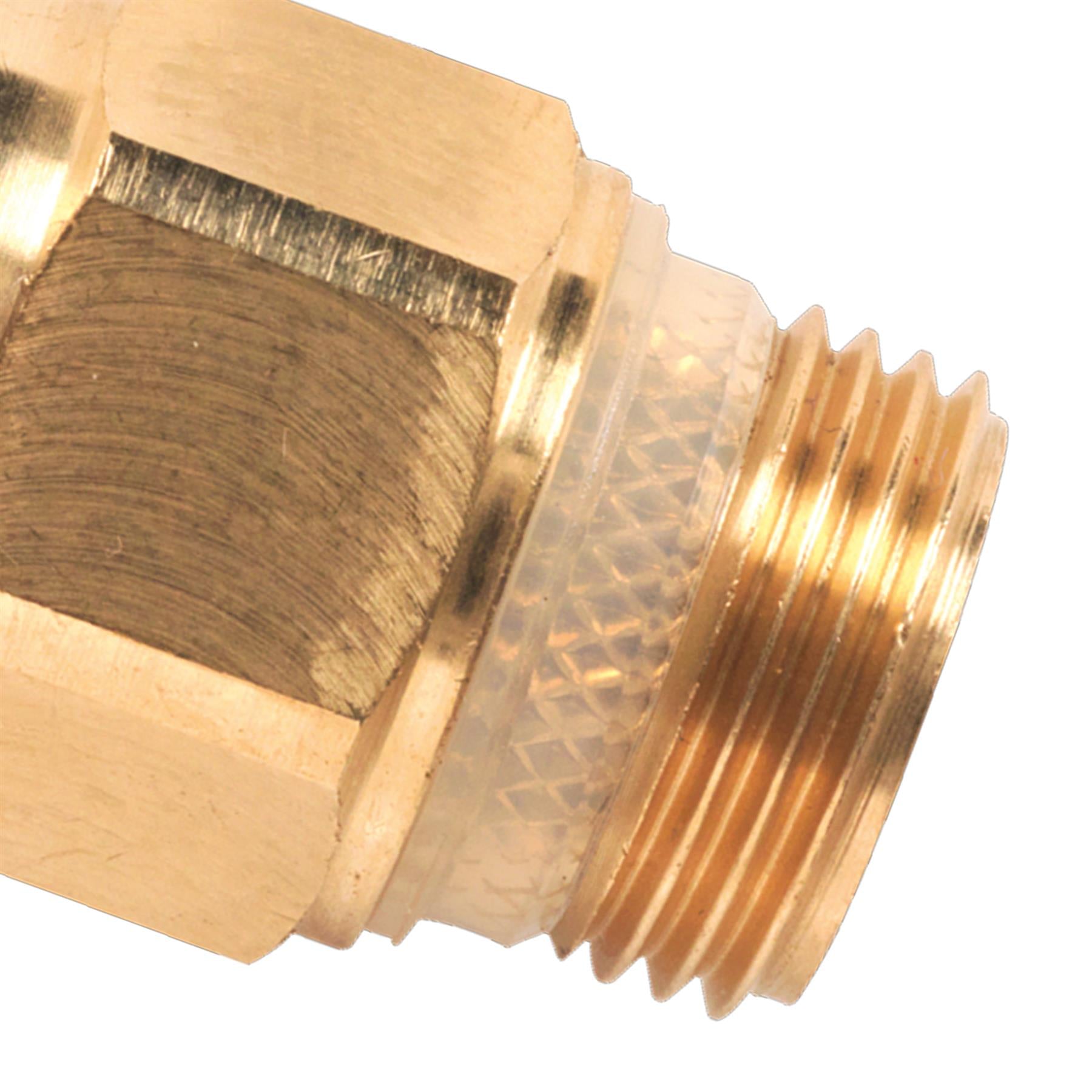 Sealey Brass SuperThread Str Adaptor 12mmx3/8"BSP Pk of 2(RM011213)
