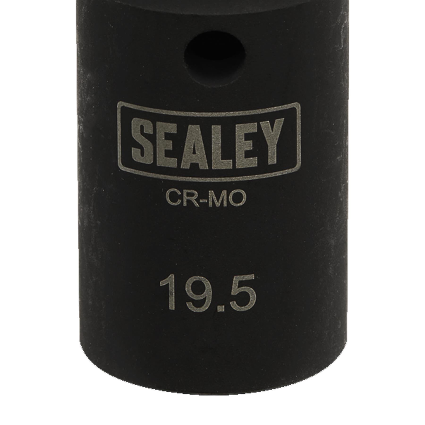 Sealey Deep Impact Socket 1/2"Sq Drive Double Ended 18.5/19.5mm