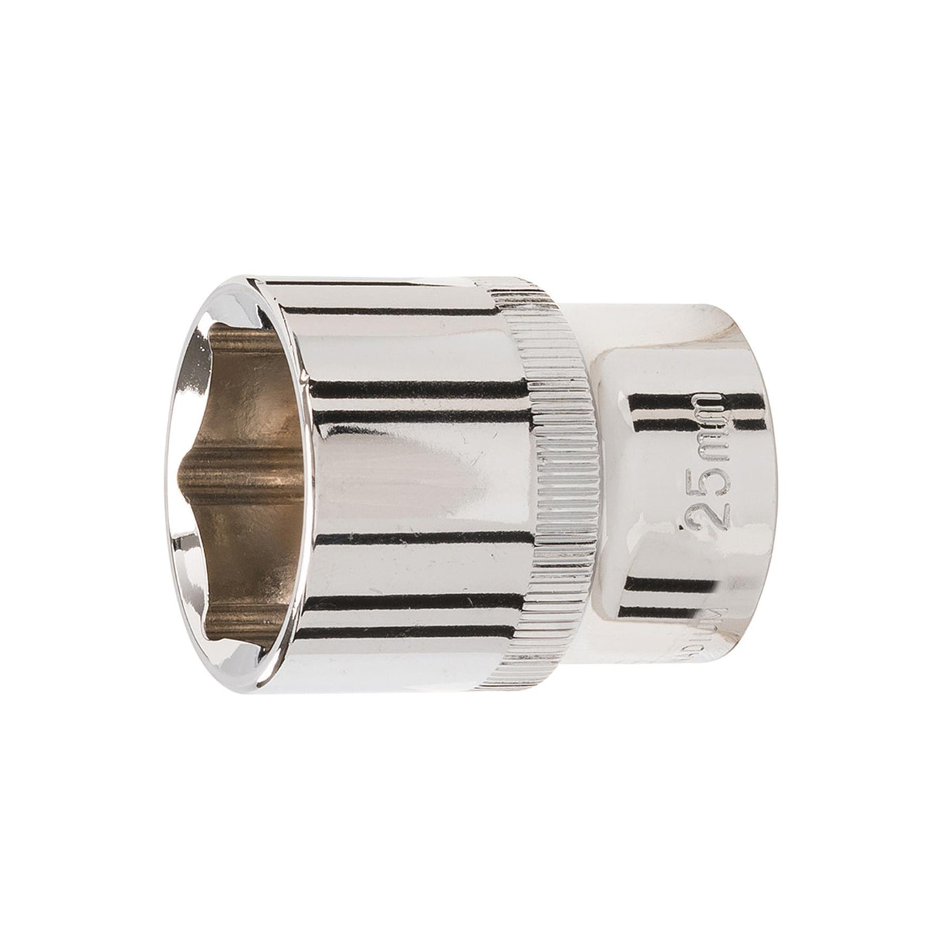 Socket 1/2" Drive Metric Hex Square 25mm Individual Hex Polished Crv Quality