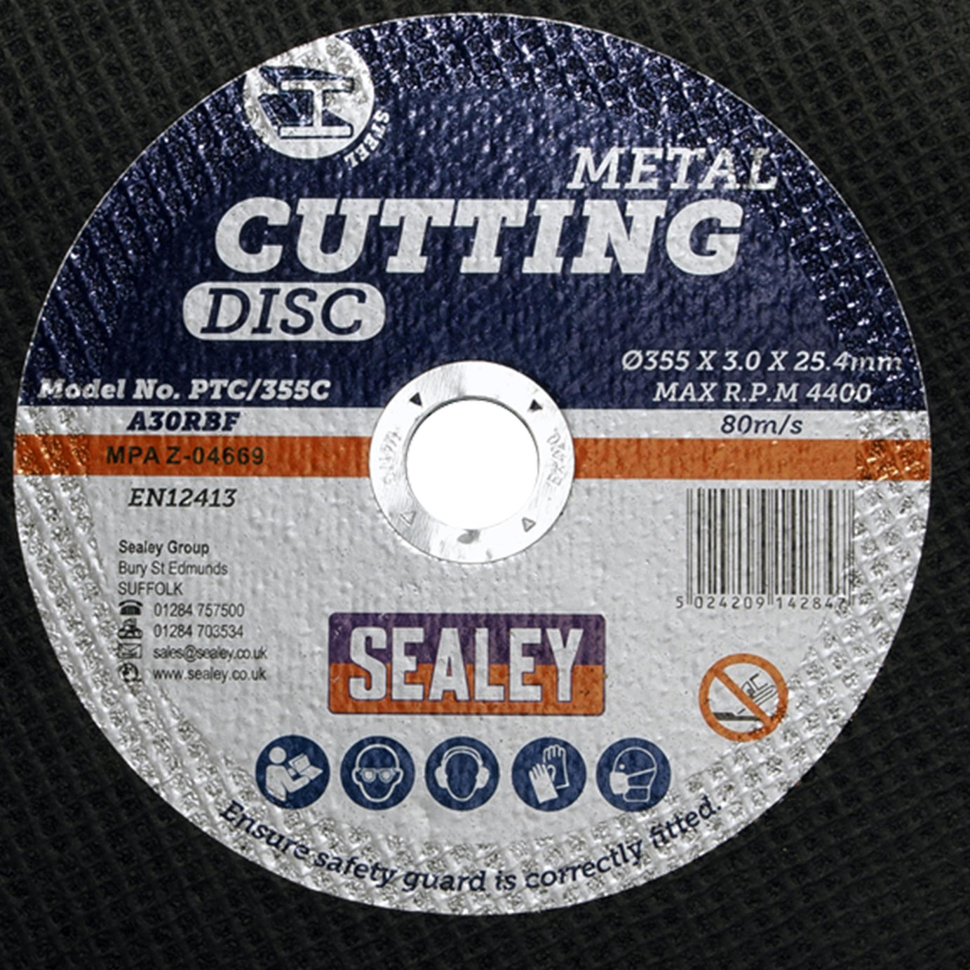 Sealey Cutting Disc �355 x 3mm 25.4mm Bore