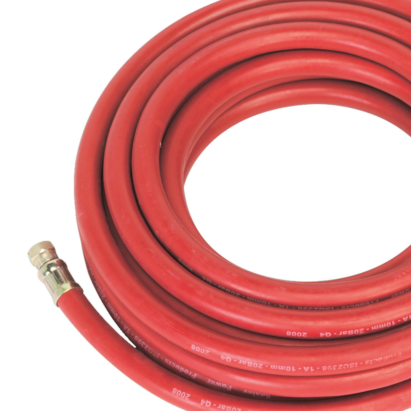 Sealey Air Hose 10m x 10mm with 1/4"BSP Unions