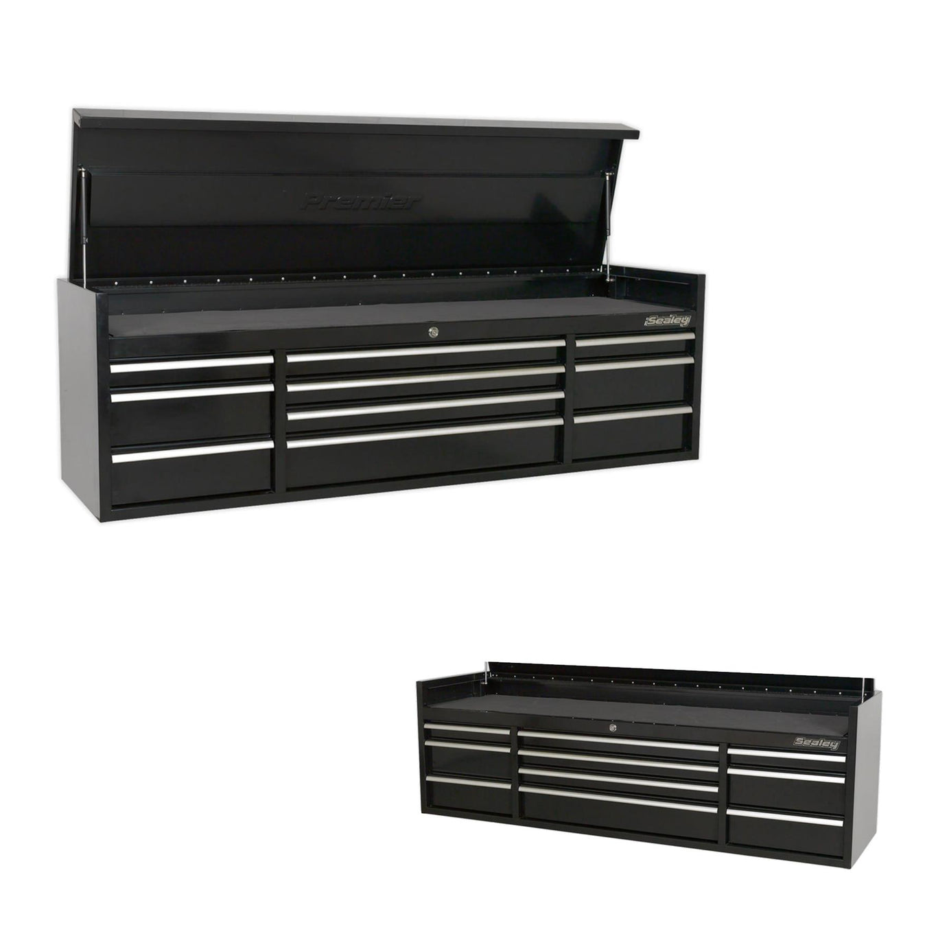 Sealey Topchest 10 Drawer 1830mm Heavy-Duty Black