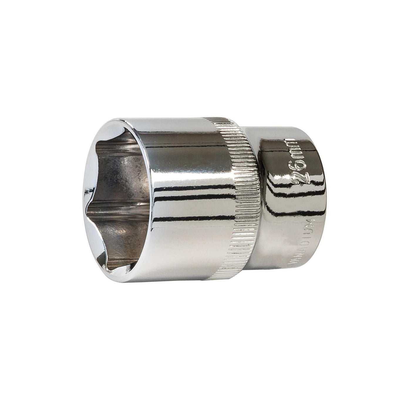 Socket 1/2" Drive Metric Hex Square 26mm Individual Hex Polished Crv Quality