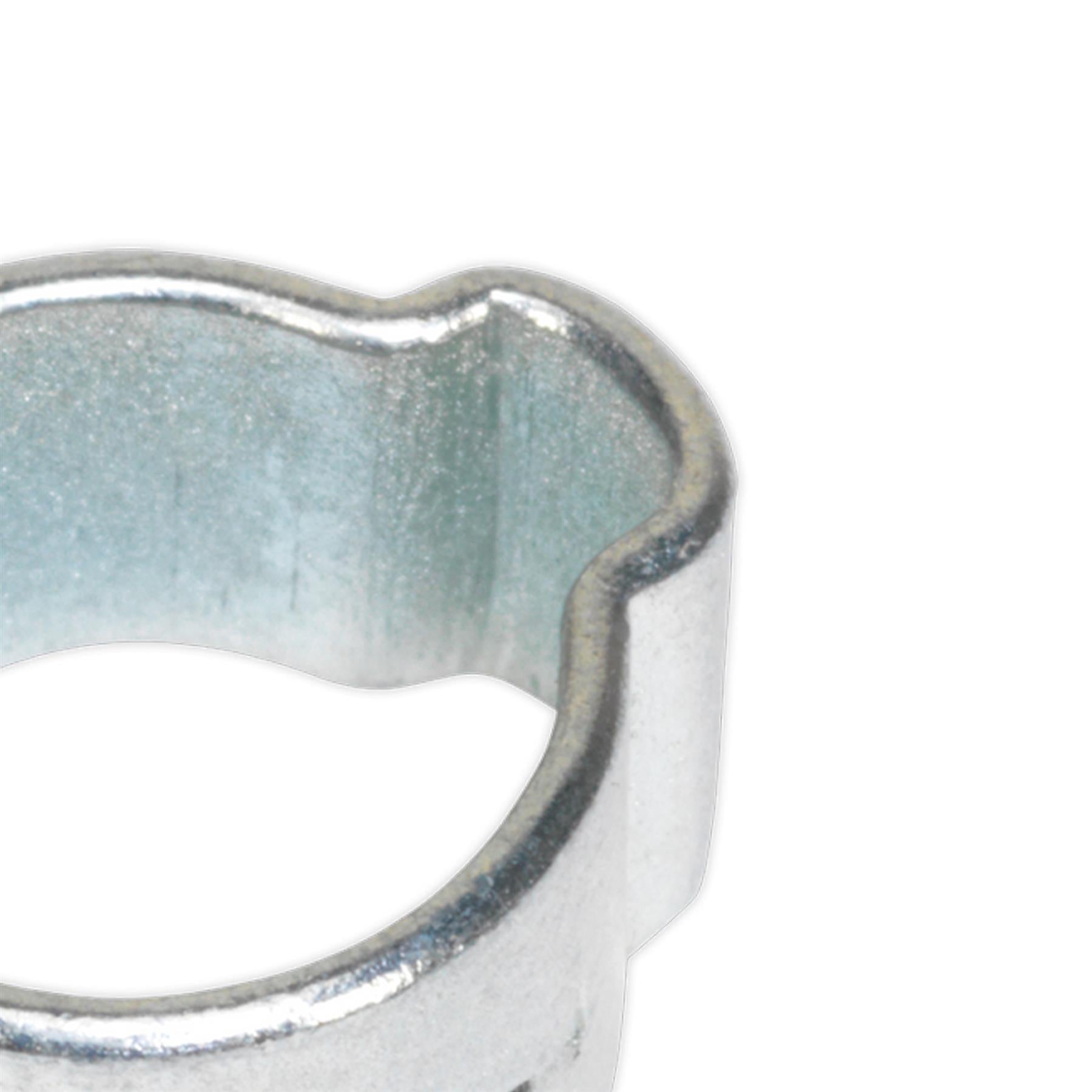 Sealey O-Clip Double Ear Ø7-9mm Zinc Plated Pack of 25