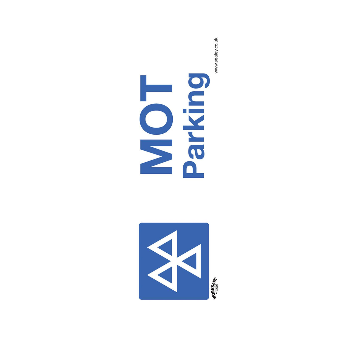 Warning Safety Sign - MOT Parking - Self-Adhesive Vinyl