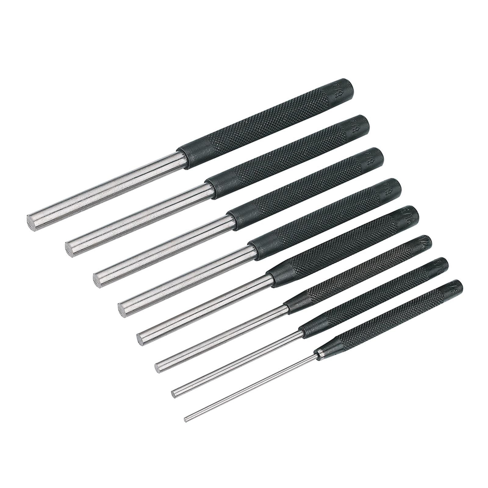 Parallel Pin Punch Drift Set 200mm 8 Piece 2.4mm - 9.5mm Mechanics Tools