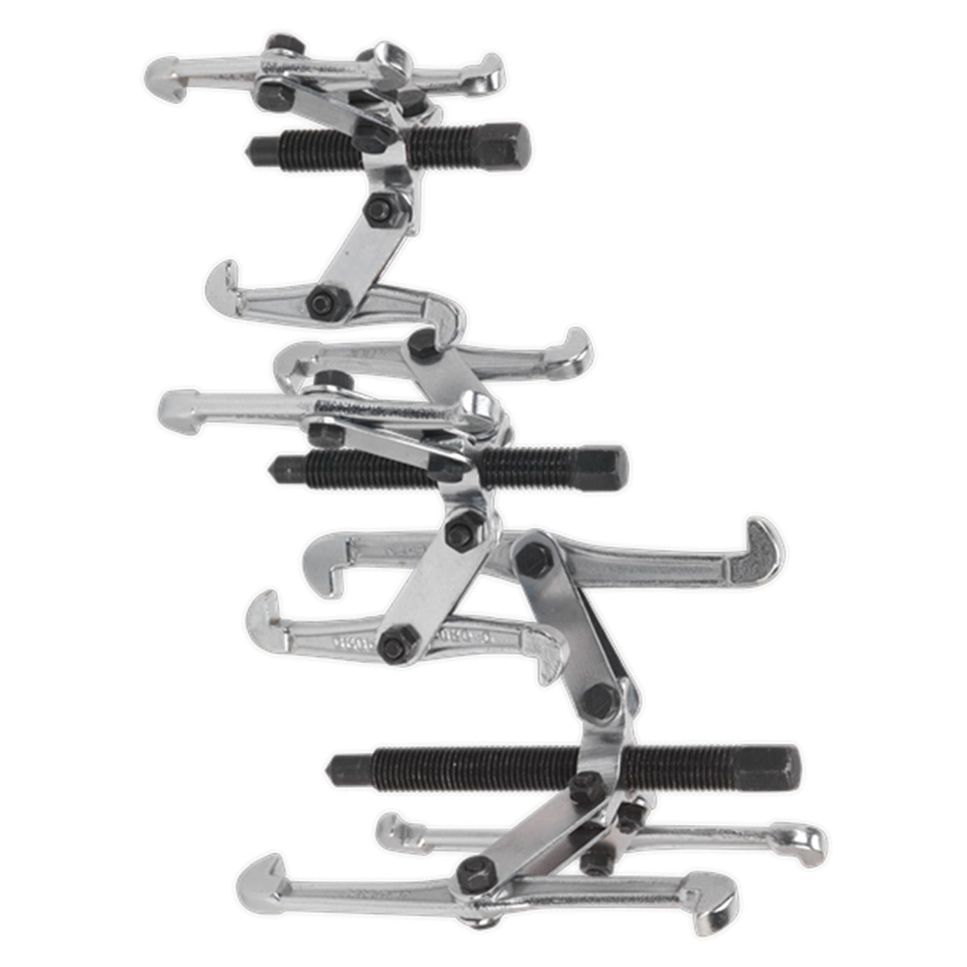 Sealey 3pc Triple Leg Gear Reversible Puller Set