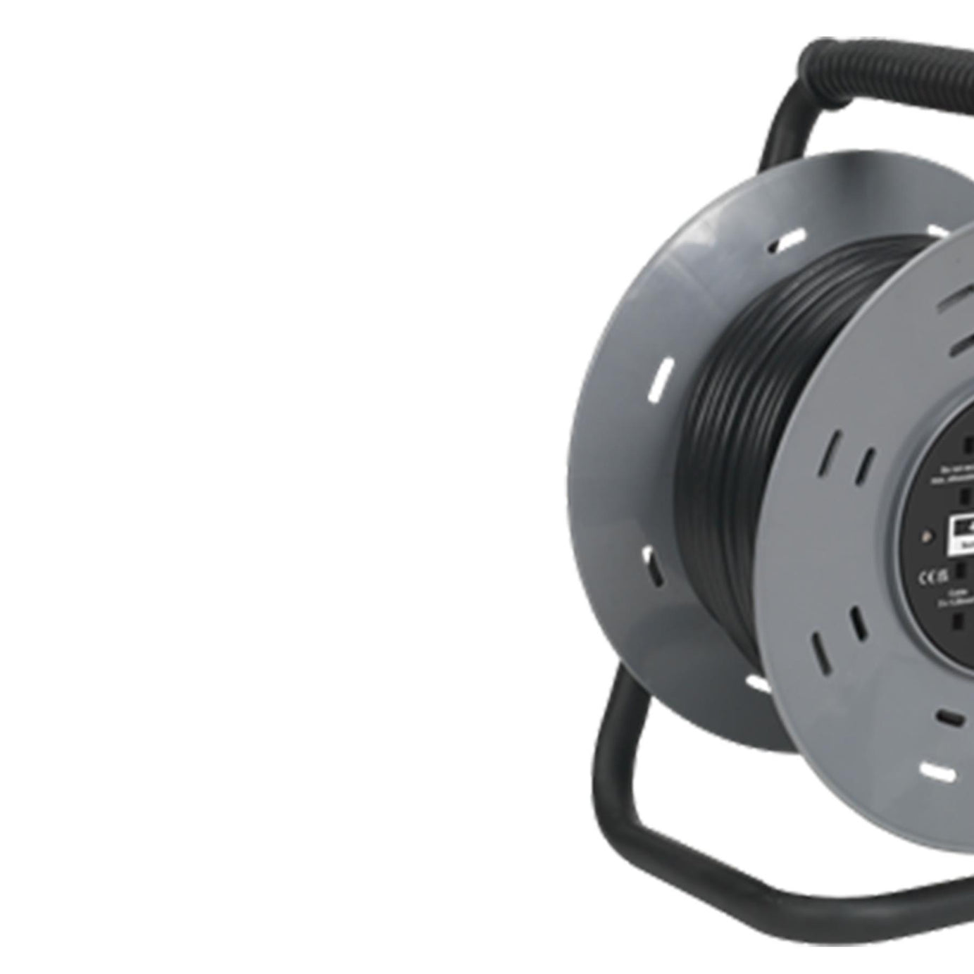 Sealey Cable Reel 50m 4 x 230V 1.25mm Thermal Trip