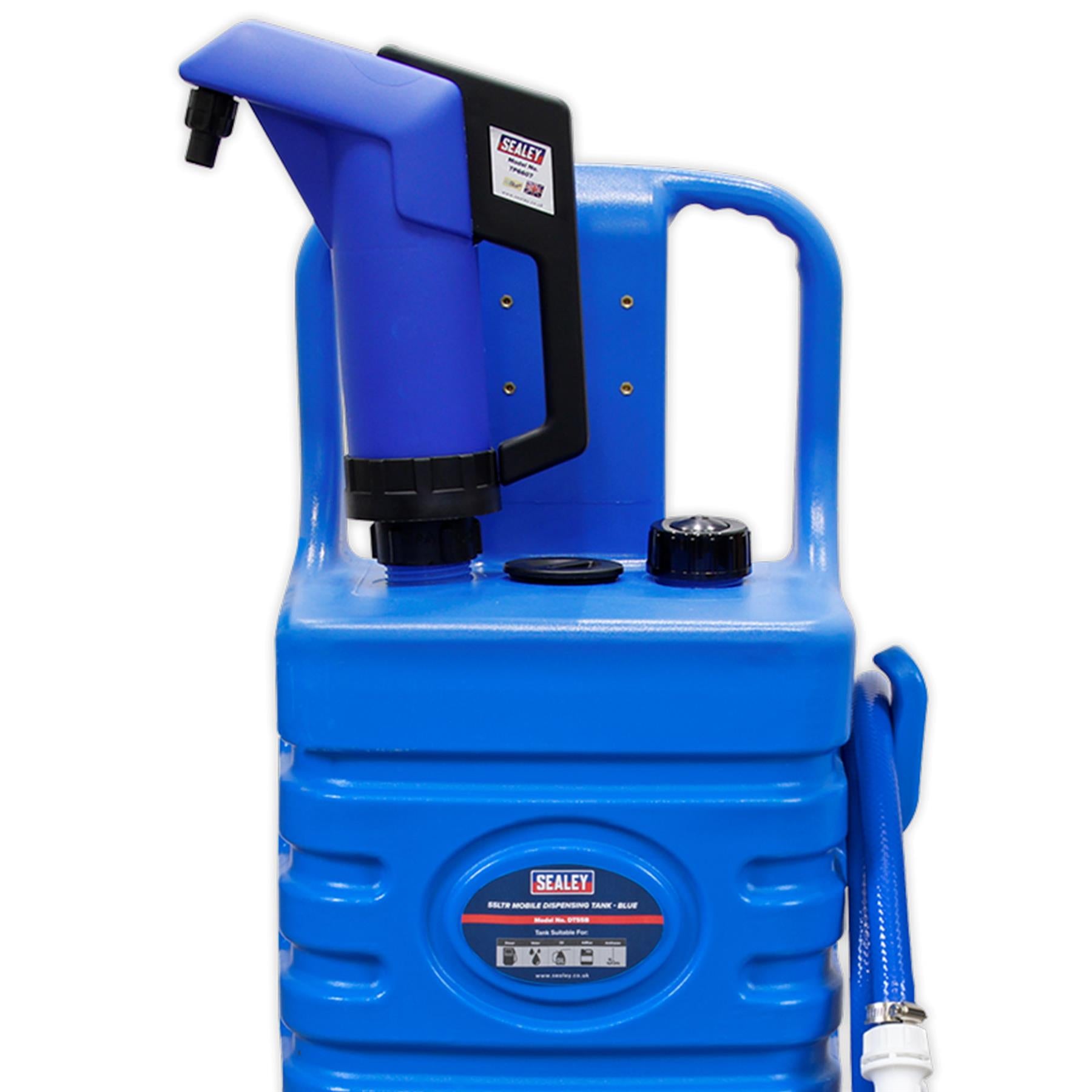 Sealey Mobile Dispensing Tank 55L with AdBlue Pump - Blue