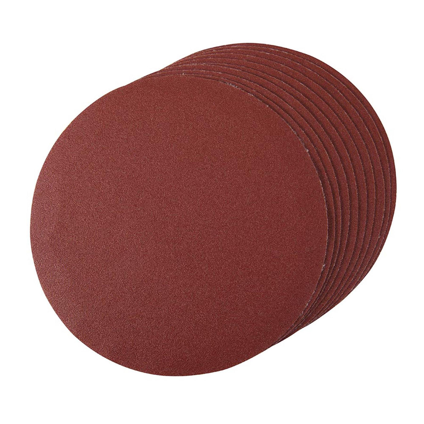 Sanding Discs 180mm 10Pk Assorted Grit 120 240 320 400 Hook & Loop Sander