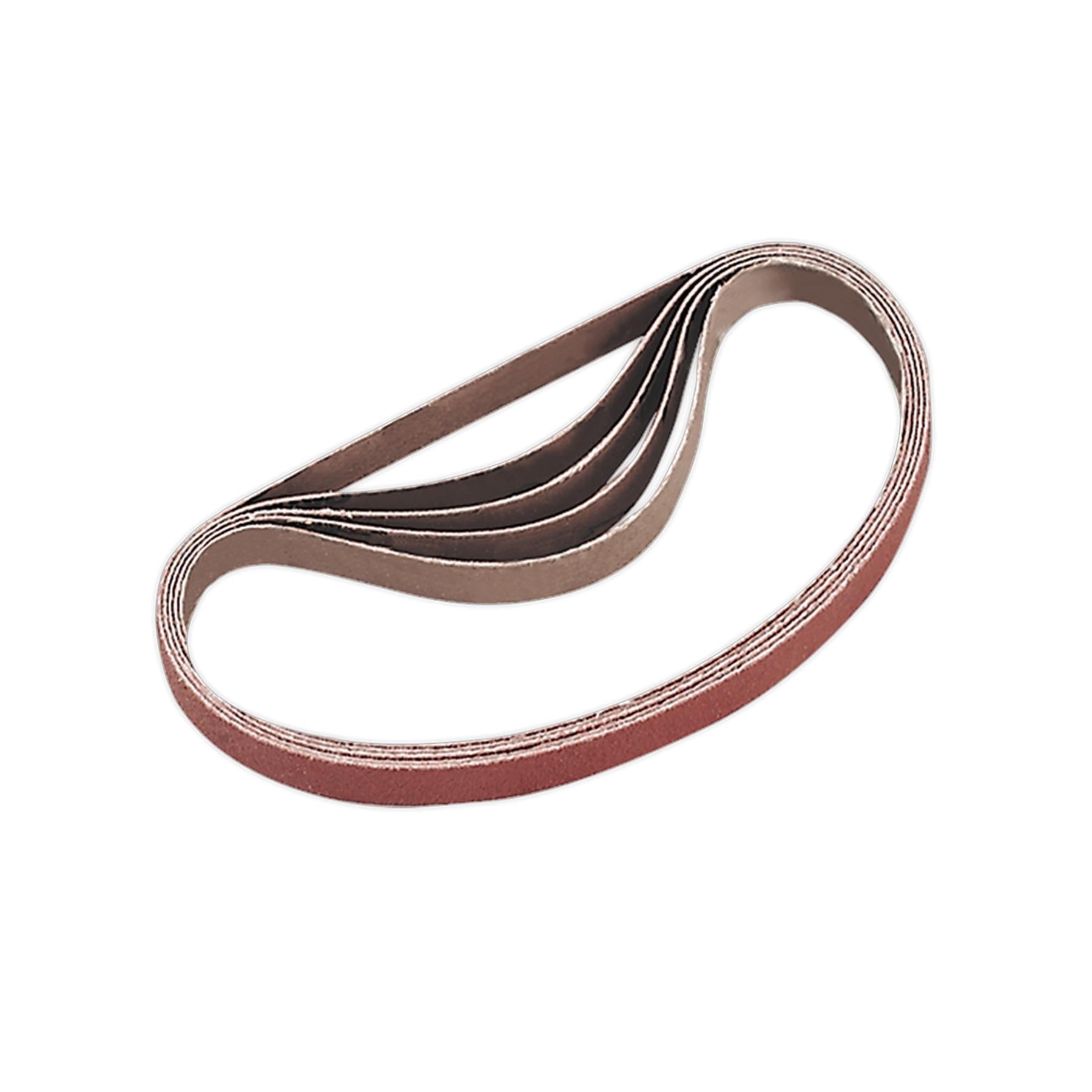 Sealey Sanding Belt 10 x 330mm 100Grit Pack of 5