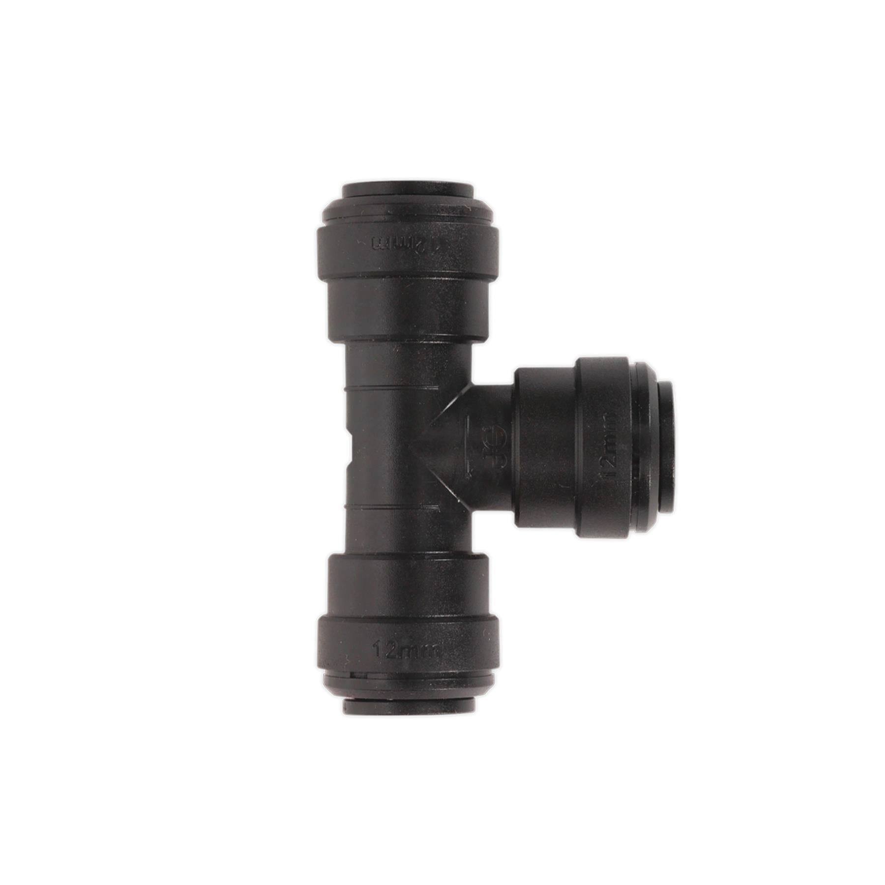 Sealey Equal Tee 12mm Pack of 5 (John Guest Speedfit - PM0212E)